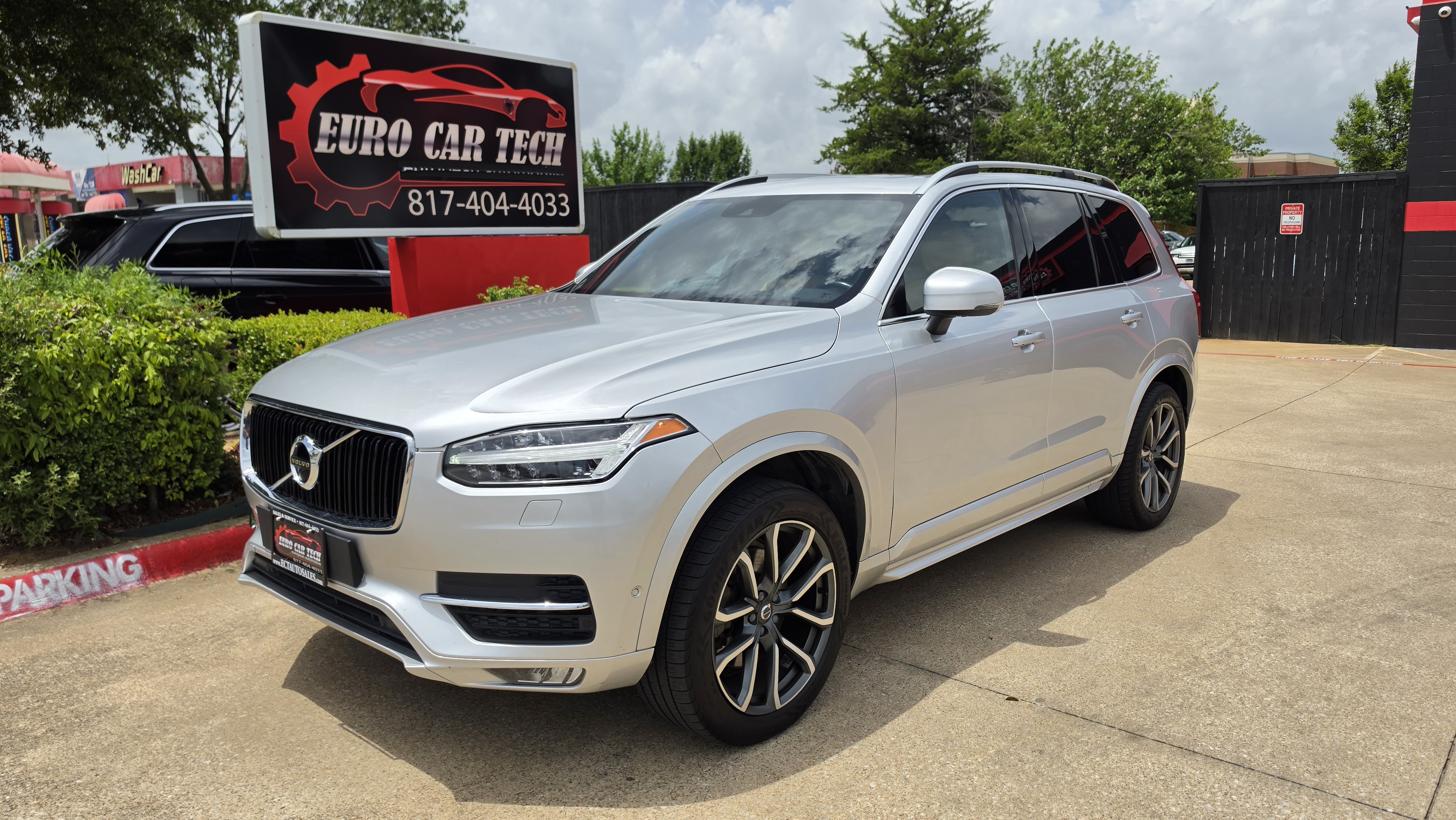 Silver 2018 Volvo XC90 SUV / Crossover All-Wheel Drive Automatic