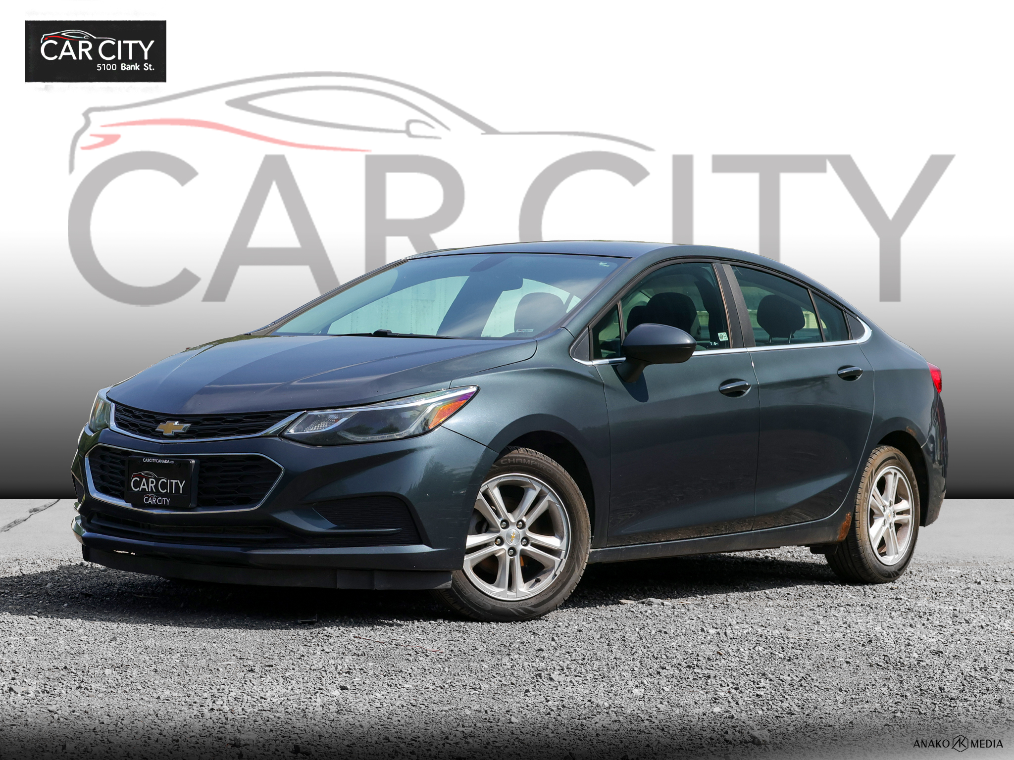 Gray 2017 Chevrolet Cruze Sedan Front-Wheel Drive