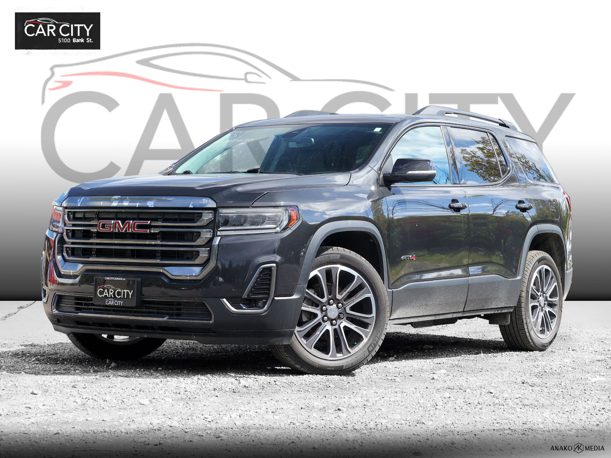 Black 2020 GMC Acadia SUV / Crossover Four-Wheel Drive 