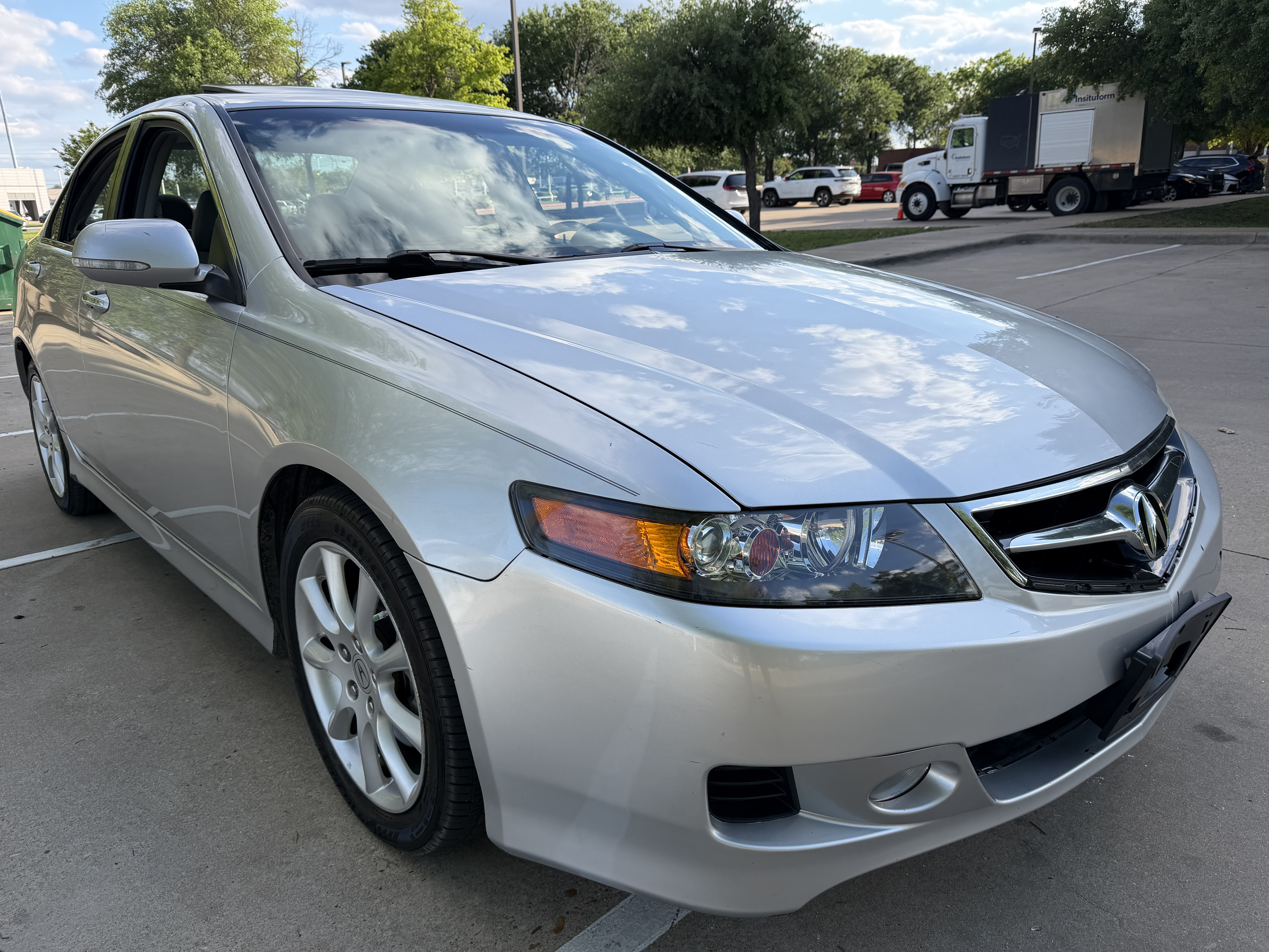 Silver 2006 Acura TSX Sedan FWD Sedan Front-Wheel Drive Automatic