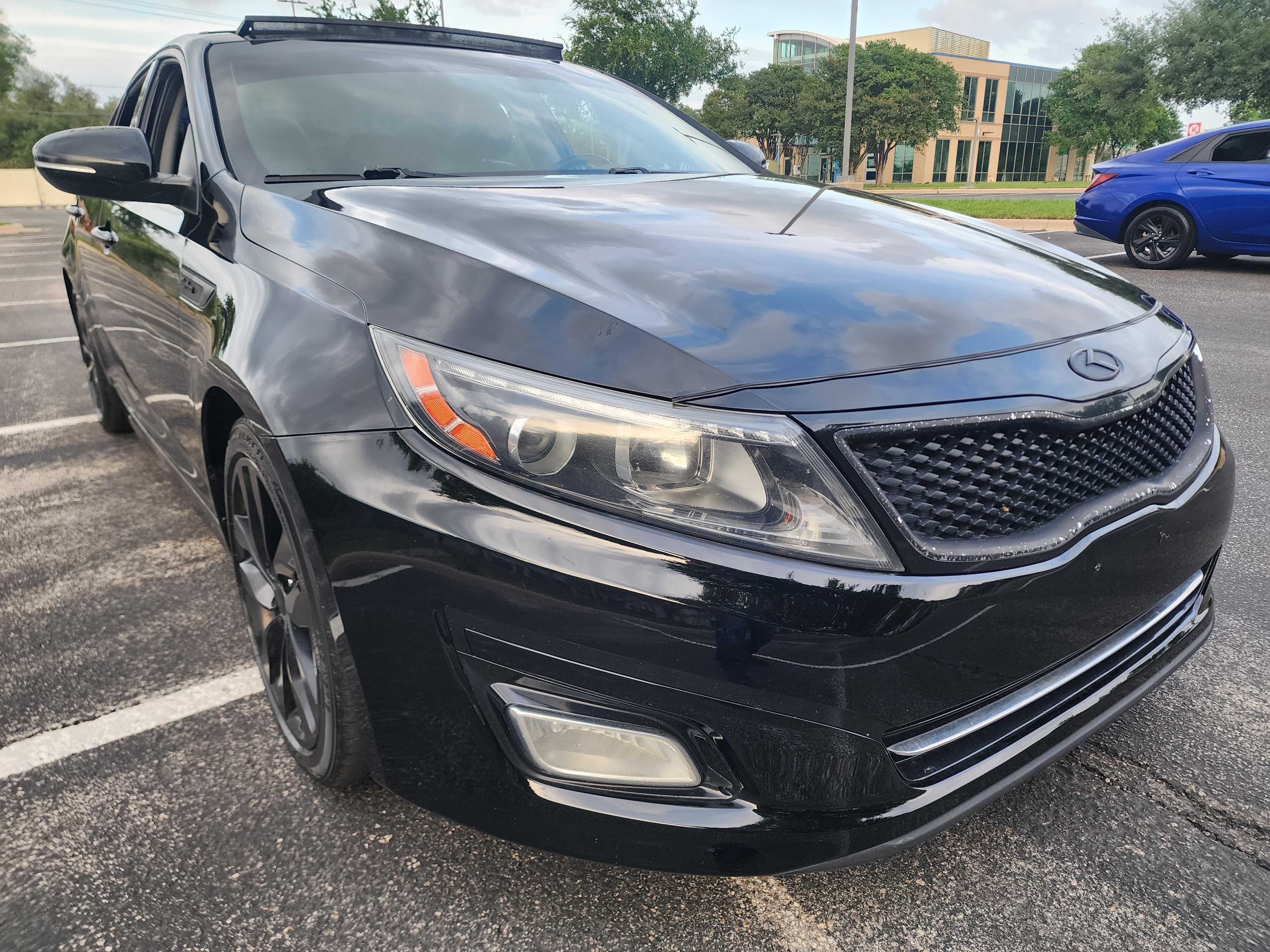 Black 2014 Kia Optima SX Turbo Sedan Front-Wheel Drive Automatic