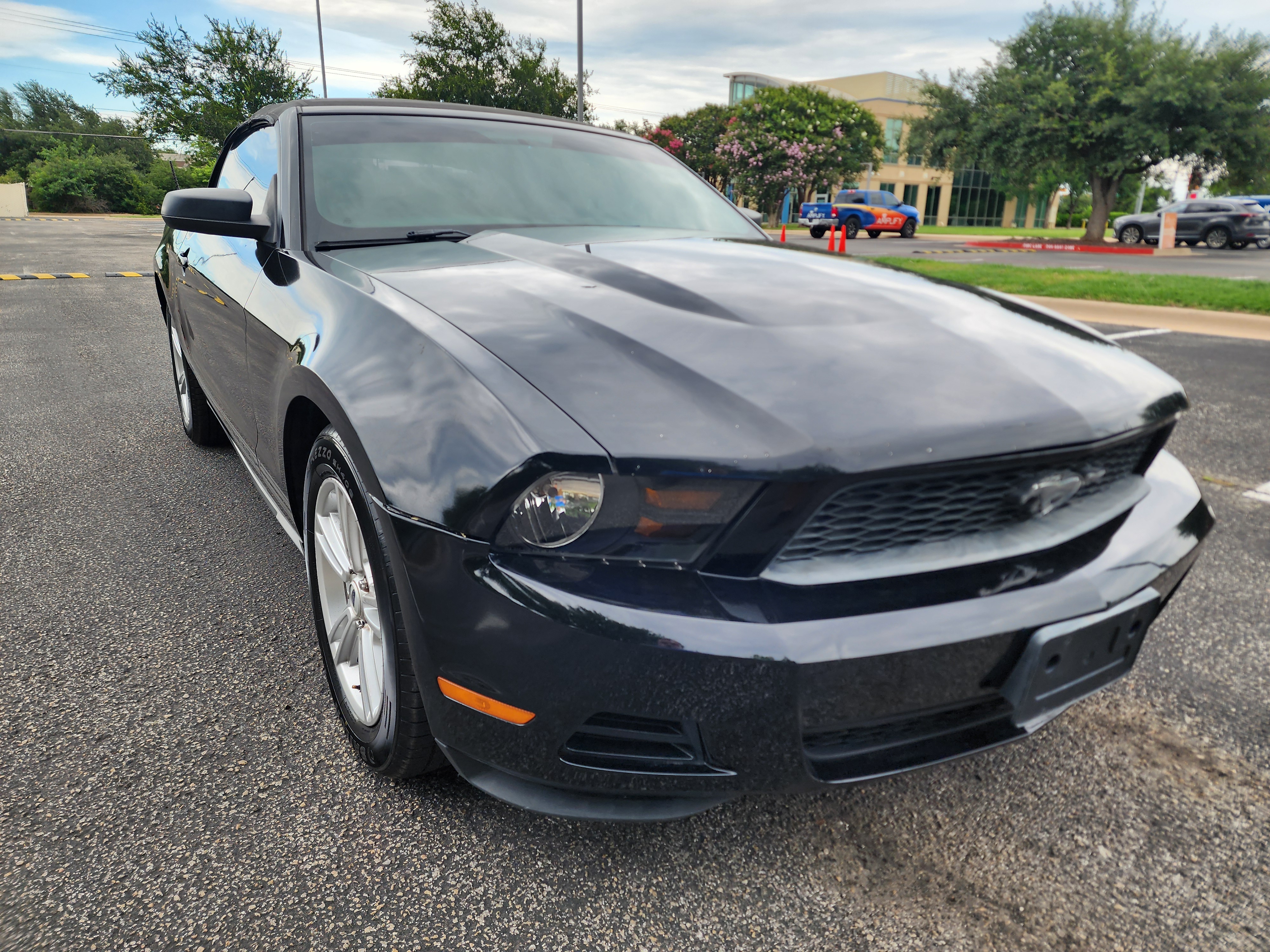 Black 2010 Ford Mustang Convertible Rear-Wheel Drive Automatic