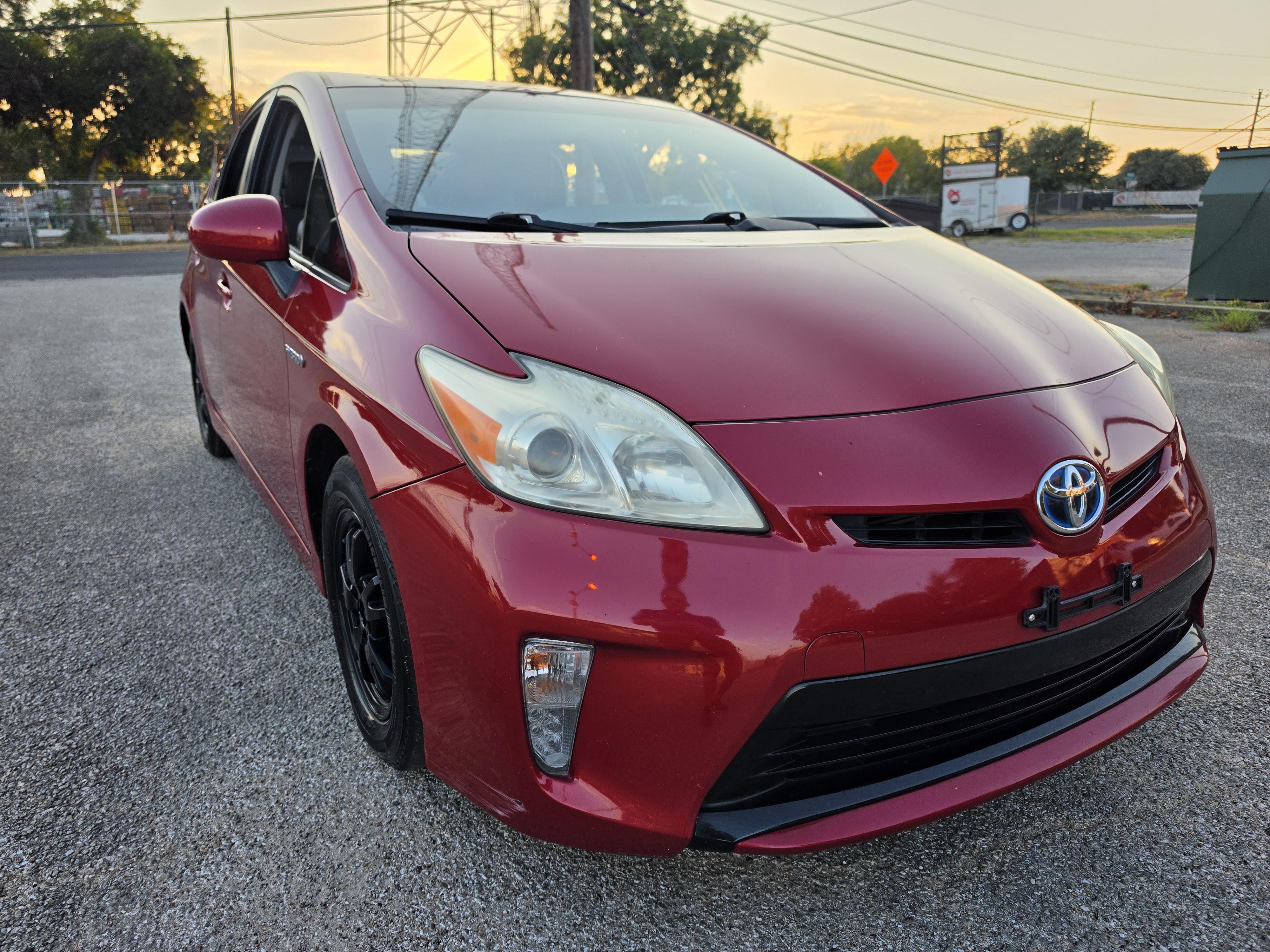 Red 2013 Toyota Prius Hatchback Front-Wheel Drive