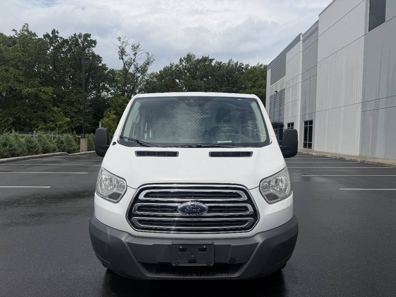 Oxford White 2016 Ford Transit Cargo Van Rear-Wheel Drive Automatic