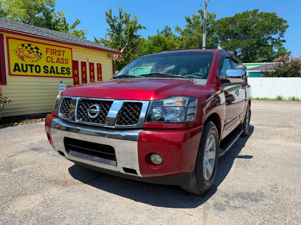 Red 2007 Nissan Armada SUV / Crossover Rear-Wheel Drive Automatic