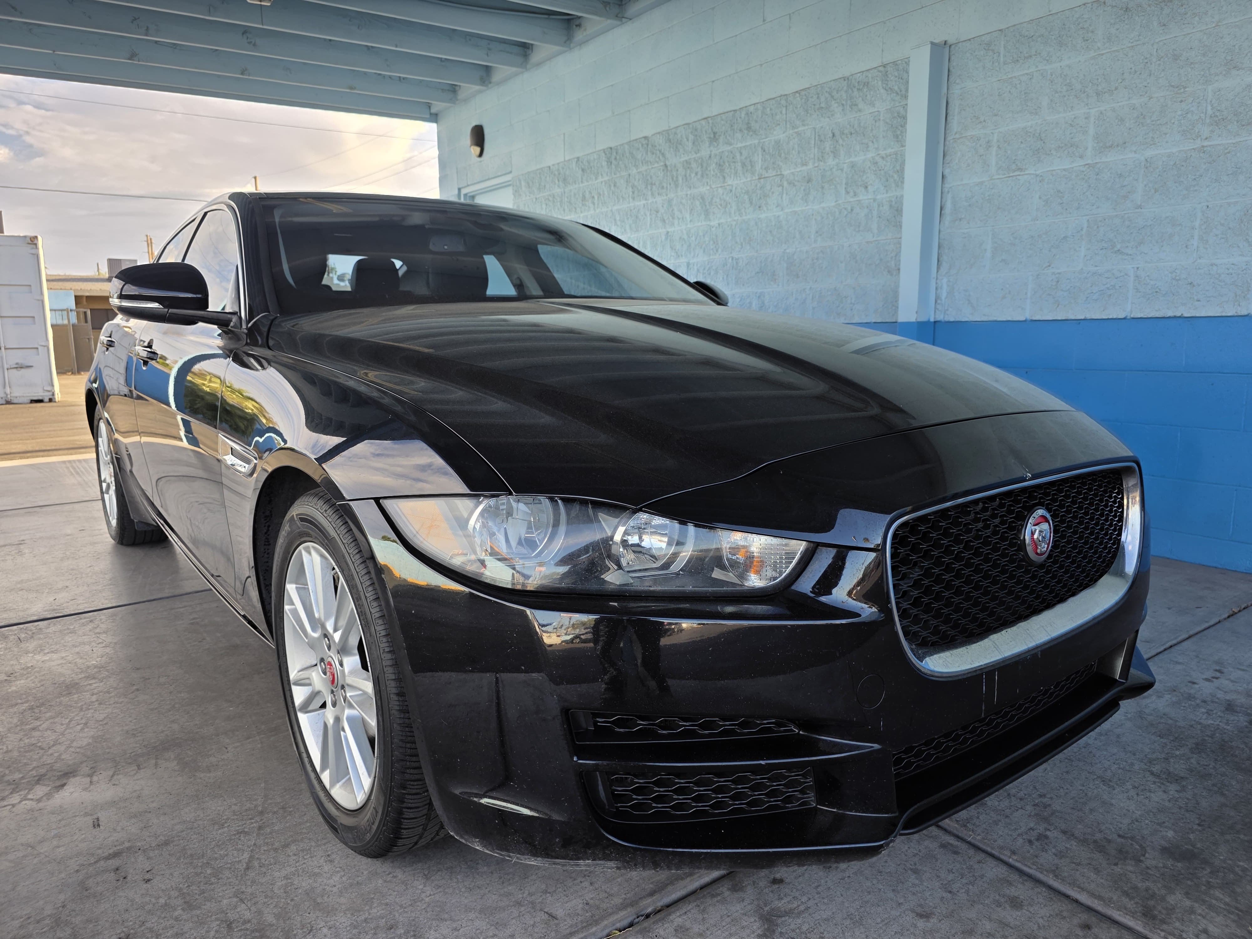 Black 2018 Jaguar XE Sedan Rear-Wheel Drive
