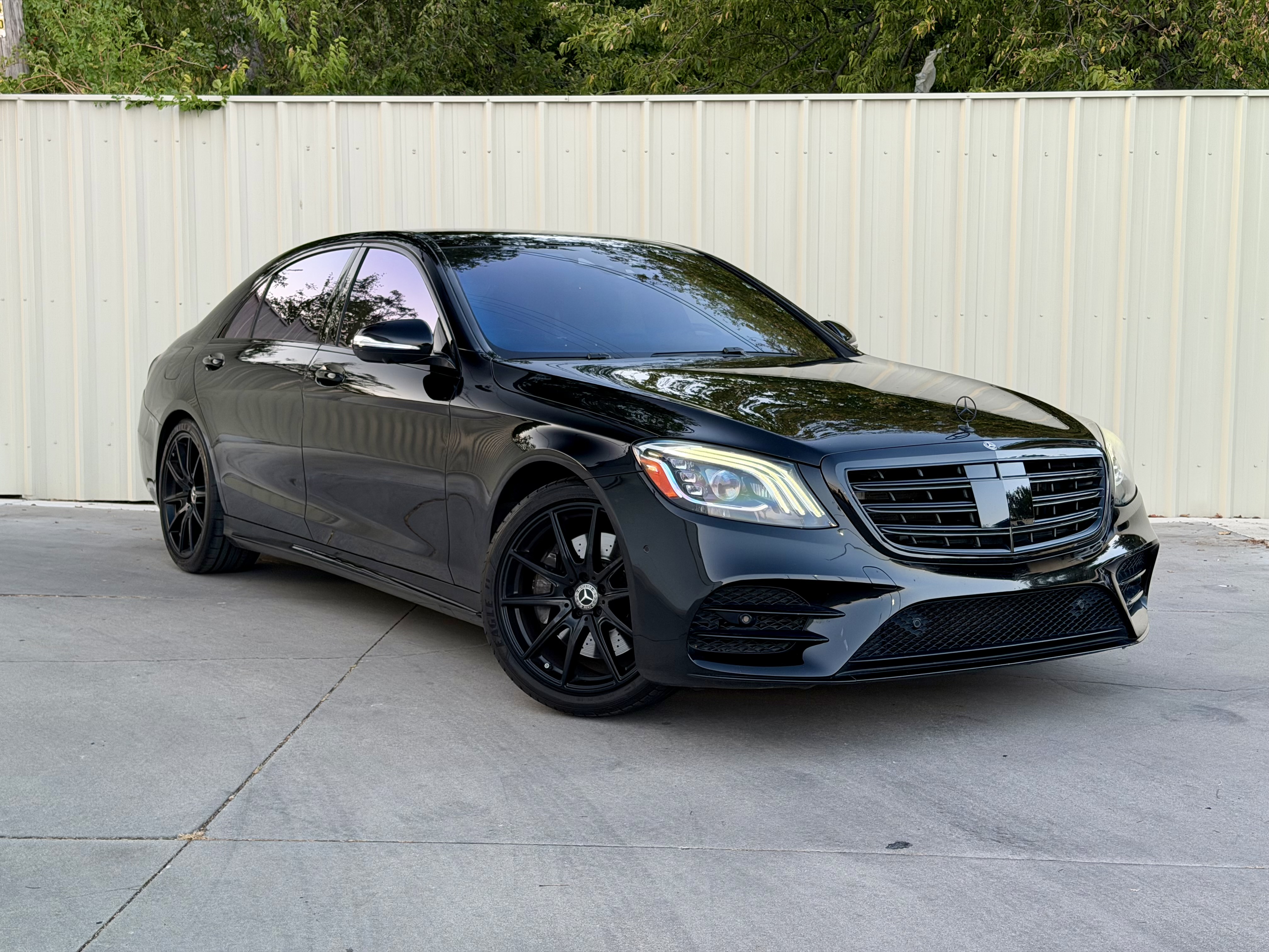 Black 2020 Mercedes-Benz S-Class Sedan Rear-Wheel Drive Automatic