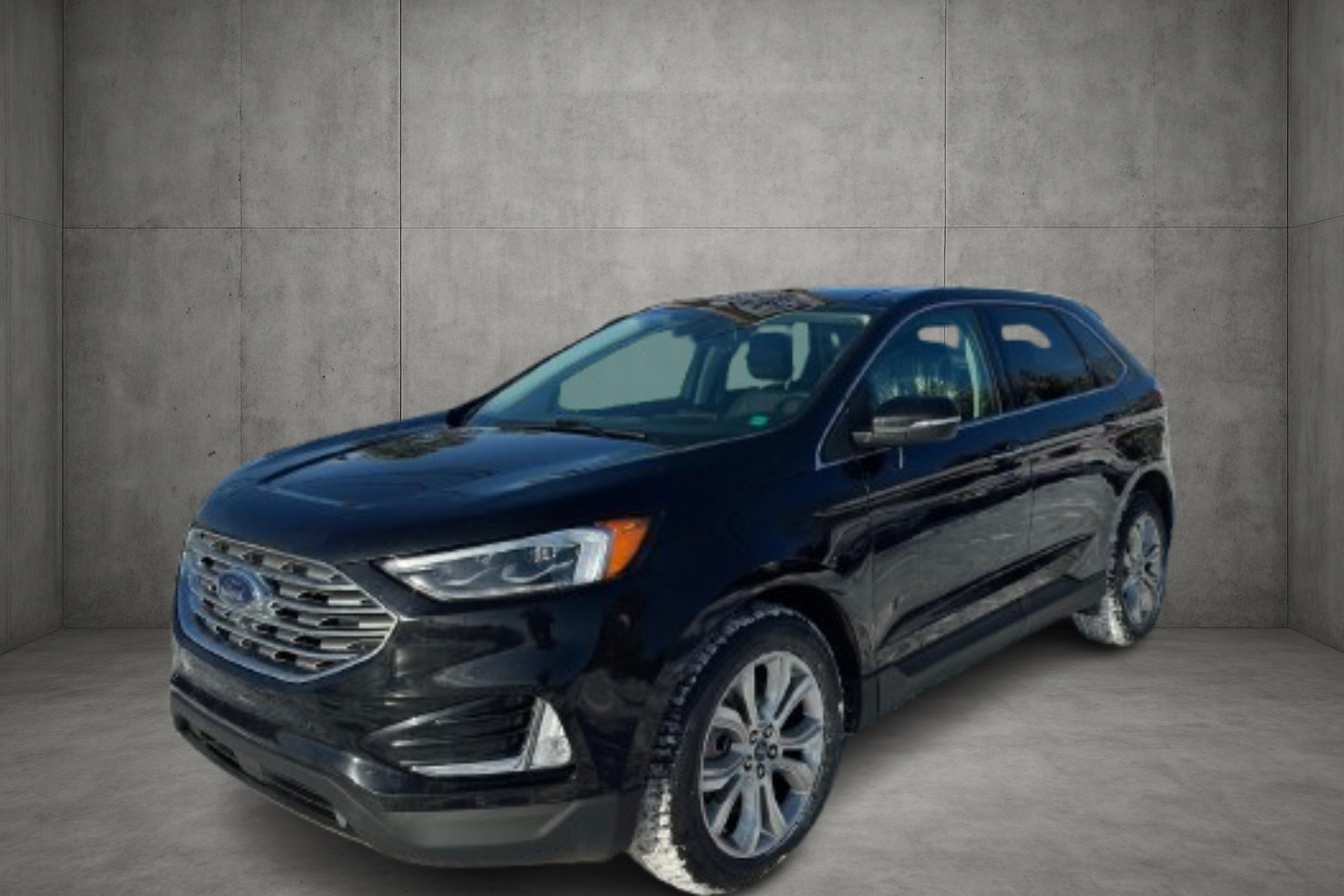 Black 2021 Ford Edge SUV / Crossover All-Wheel Drive Automatic