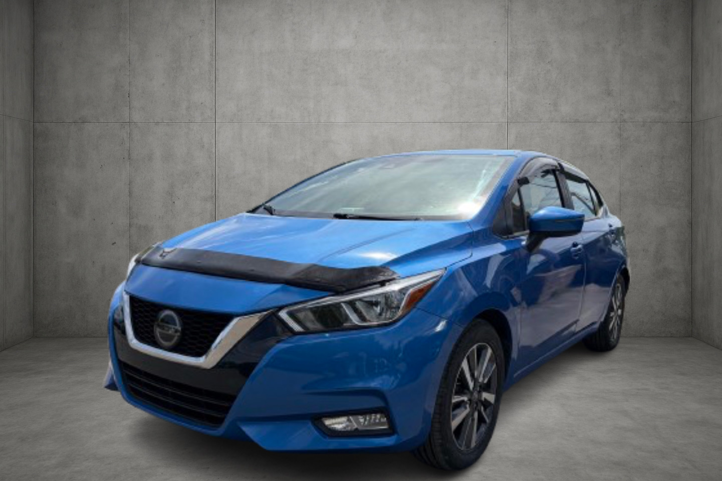 Blue 2021 Nissan Versa Sedan Front-Wheel Drive Automatic