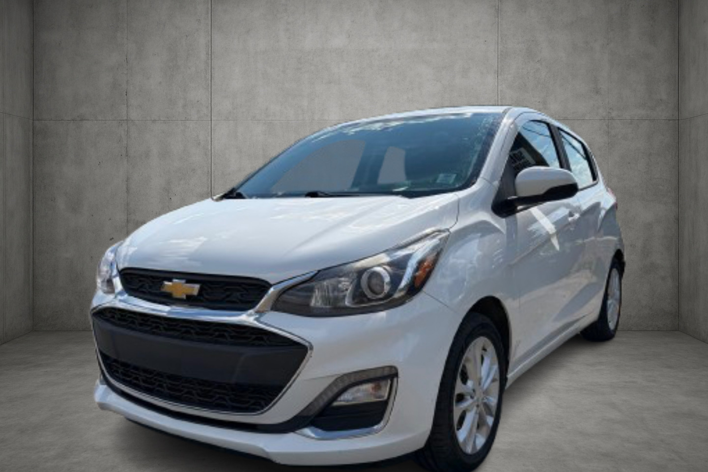 White 2020 Chevrolet Spark Hatchback Front-Wheel Drive Automatic