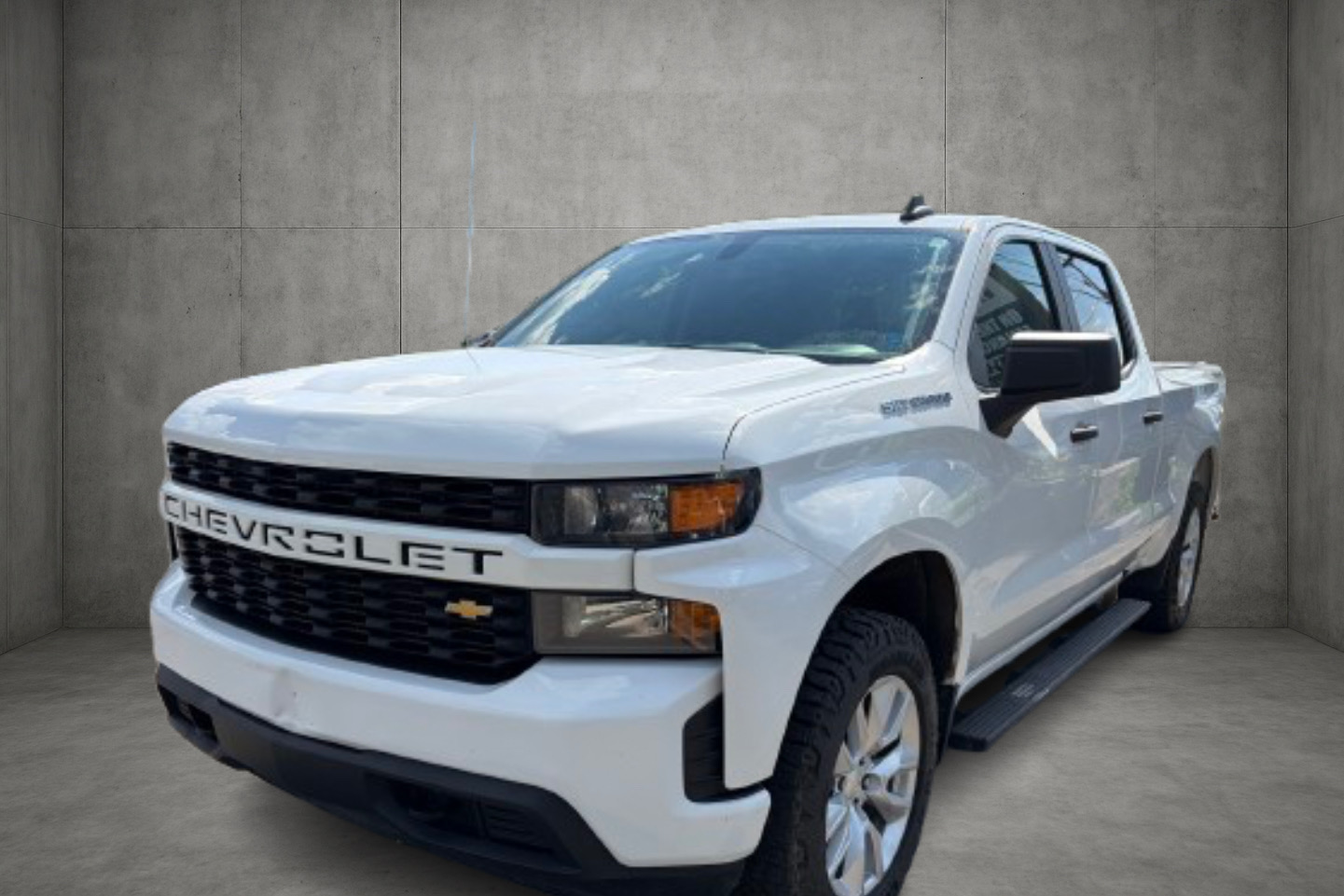 White 2021 Chevrolet Silverado 1500 Pickup Truck Four-Wheel Drive Automatic