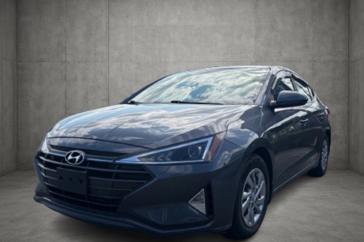 Gray 2019 Hyundai Elantra Sedan Automatic