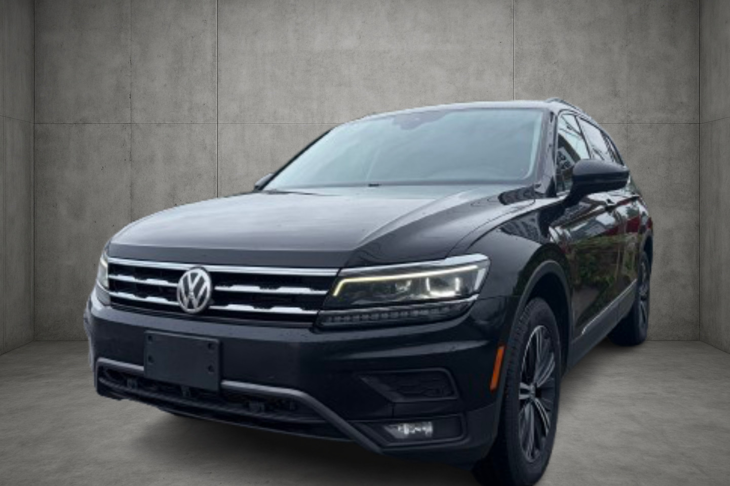 Black 2021 Volkswagen Tiguan SUV / Crossover All-Wheel Drive Automatic