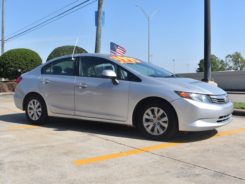 Silver 2012 Honda Civic Sedan Front-Wheel Drive Automatic