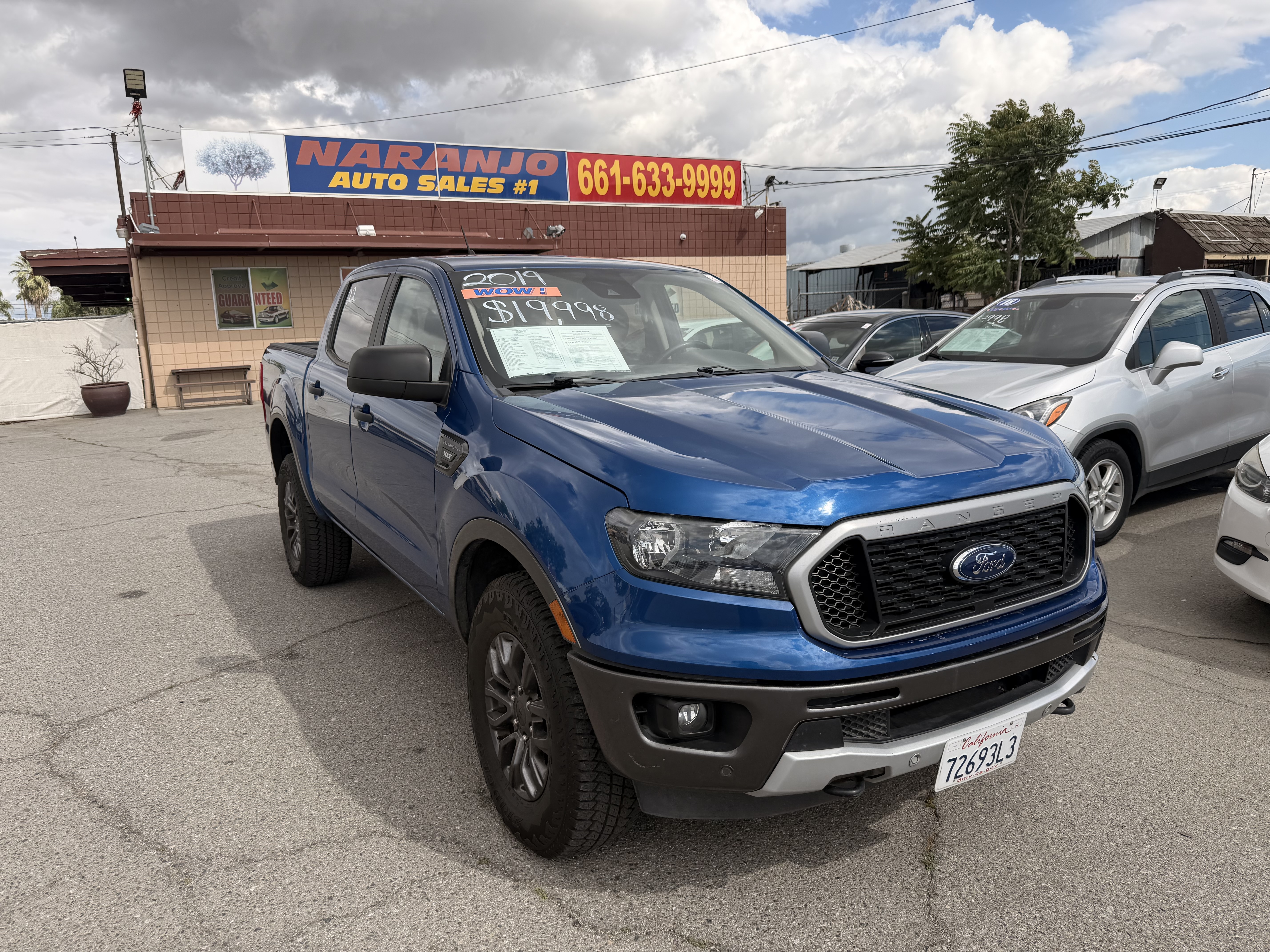 - 2019 Ford Ranger XLT SuperCrew RWD Pickup Truck 4X2