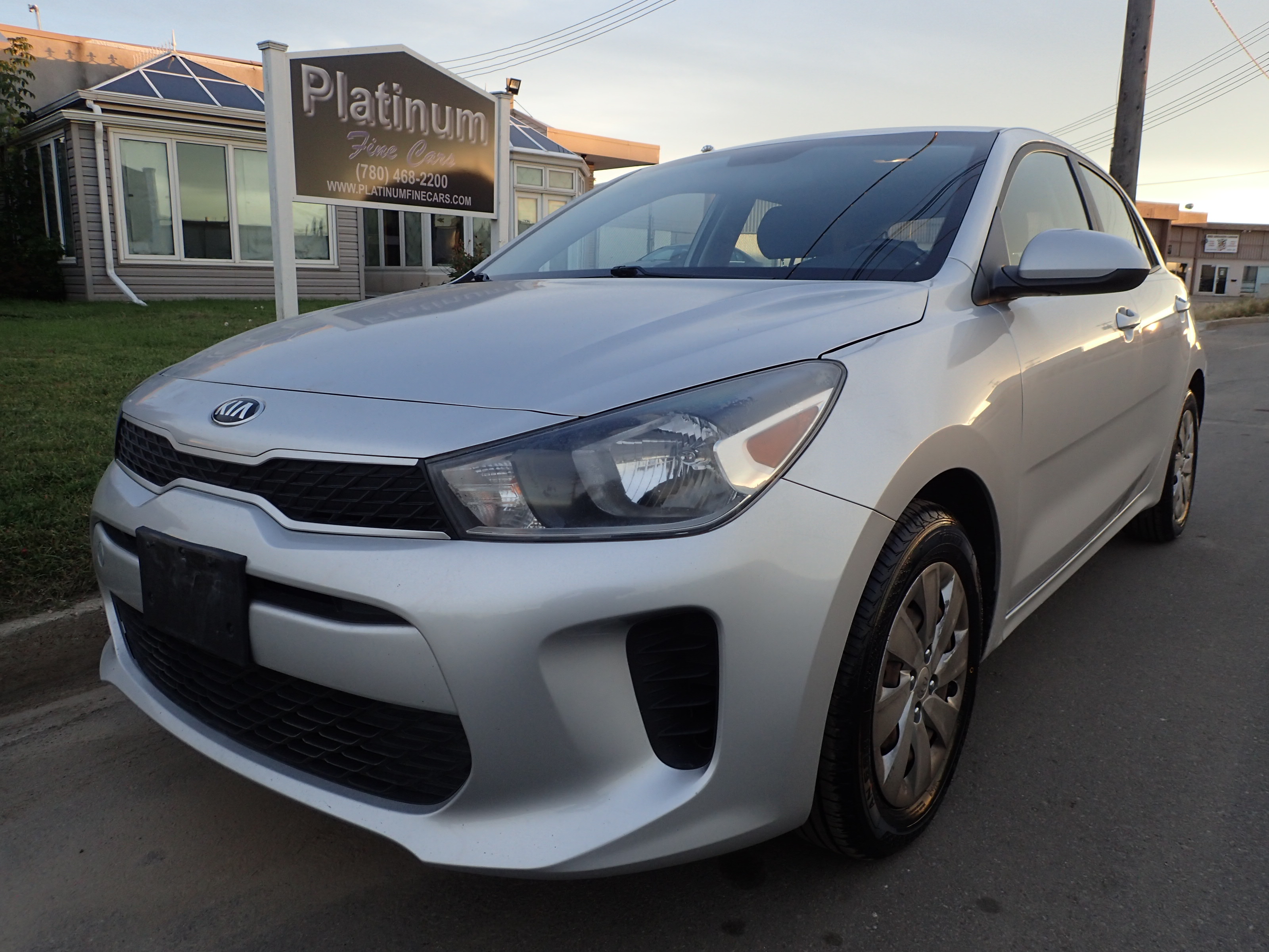 Silver 2018 Kia Rio5 Hatchback Front-Wheel Drive Manual