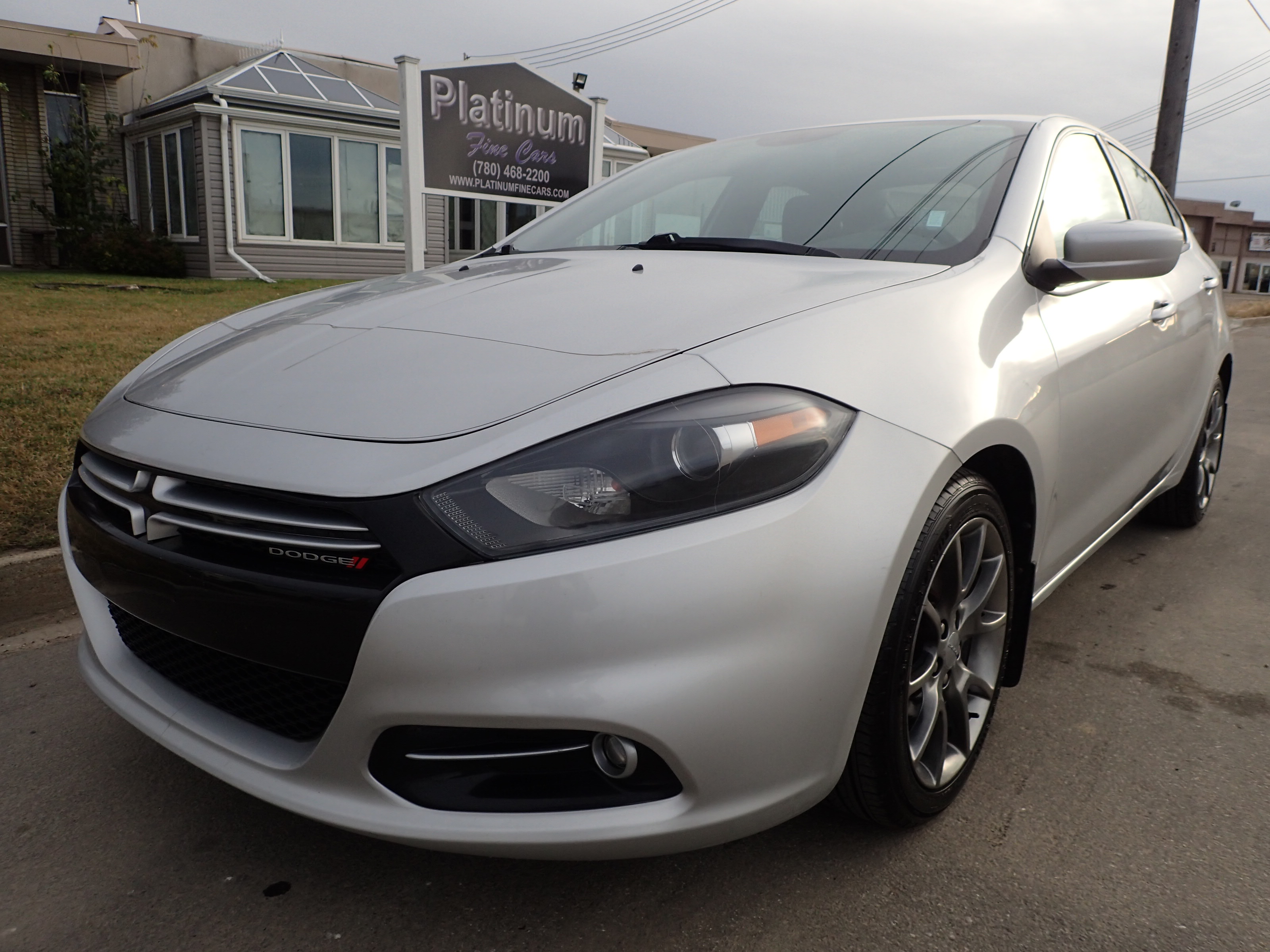 Silver 2013 Dodge Dart Sedan Front-Wheel Drive Automatic