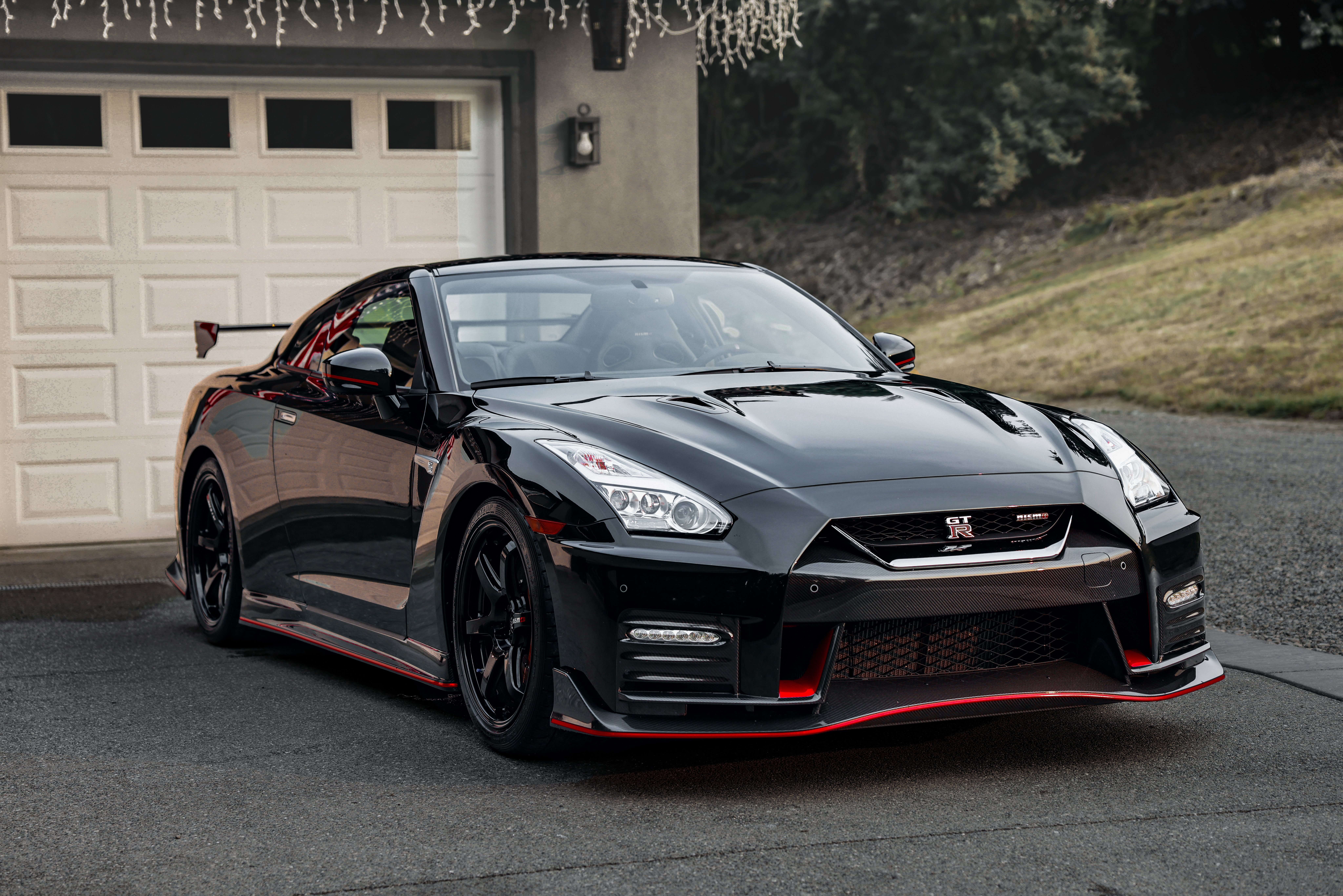 Black 2018 Nissan GT-R Coupe All-Wheel Drive Automatic