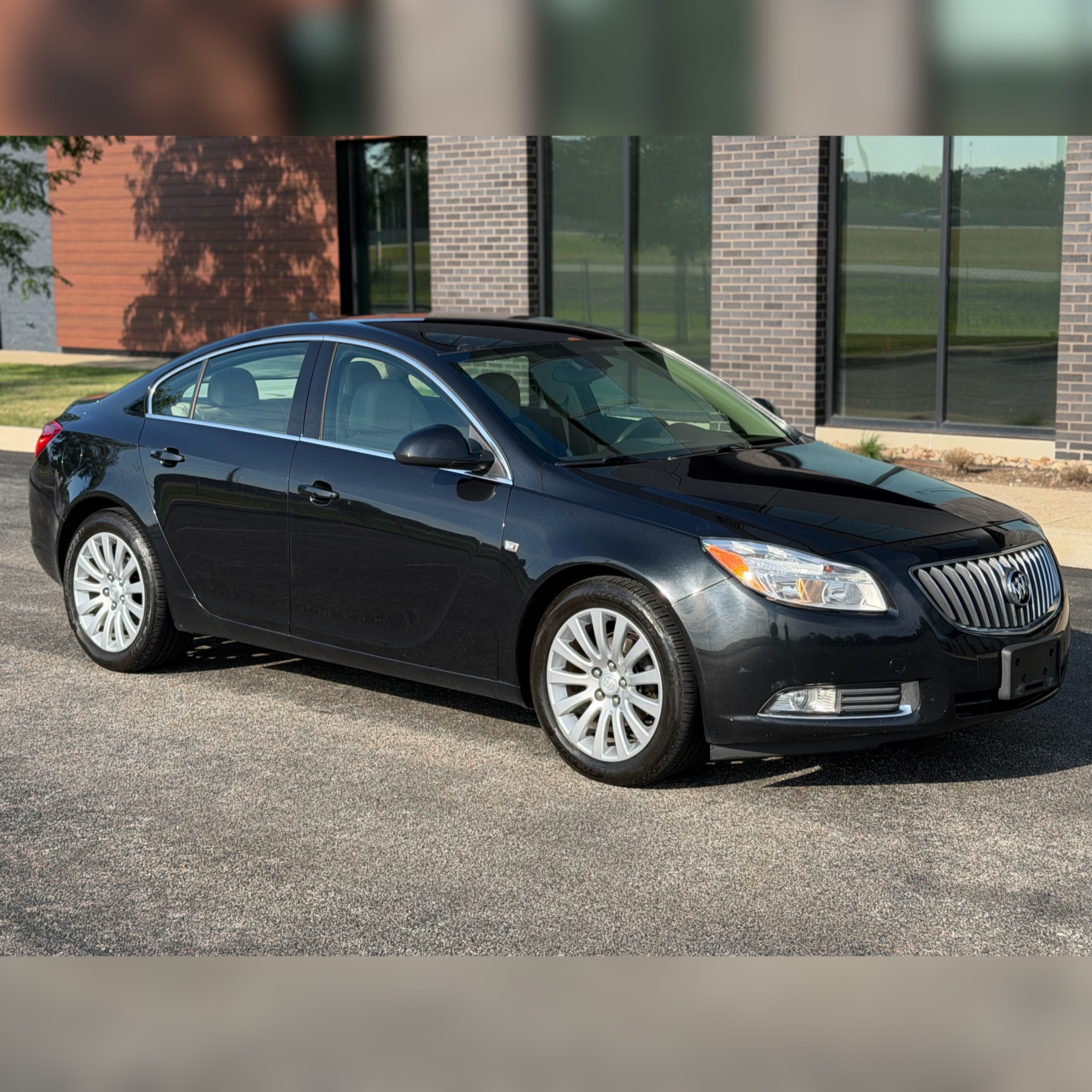 Black 2011 Buick Regal Sedan Front-Wheel Drive Automatic