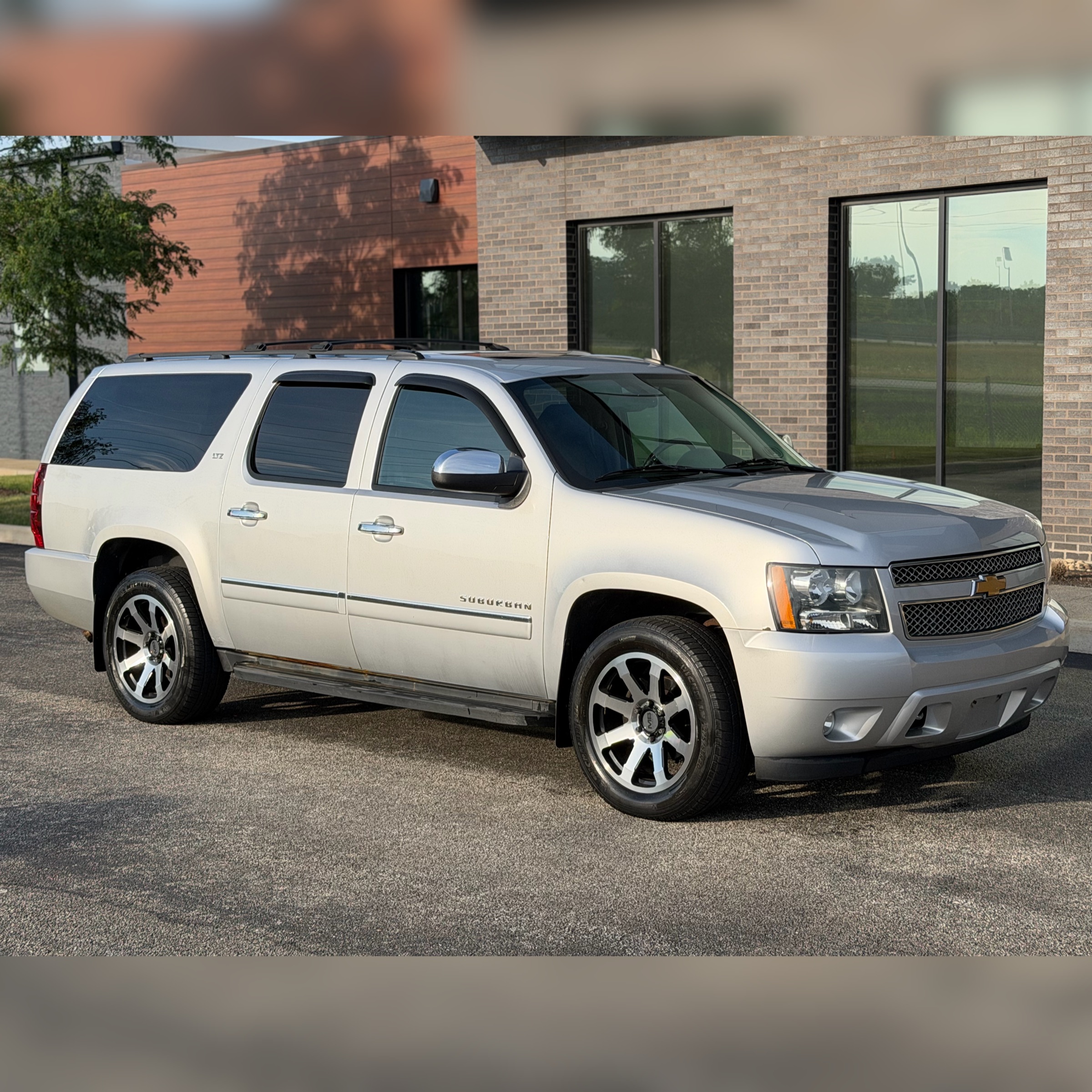 Silver 2014 Chevrolet Suburban SUV / Crossover Four-Wheel Drive Automatic