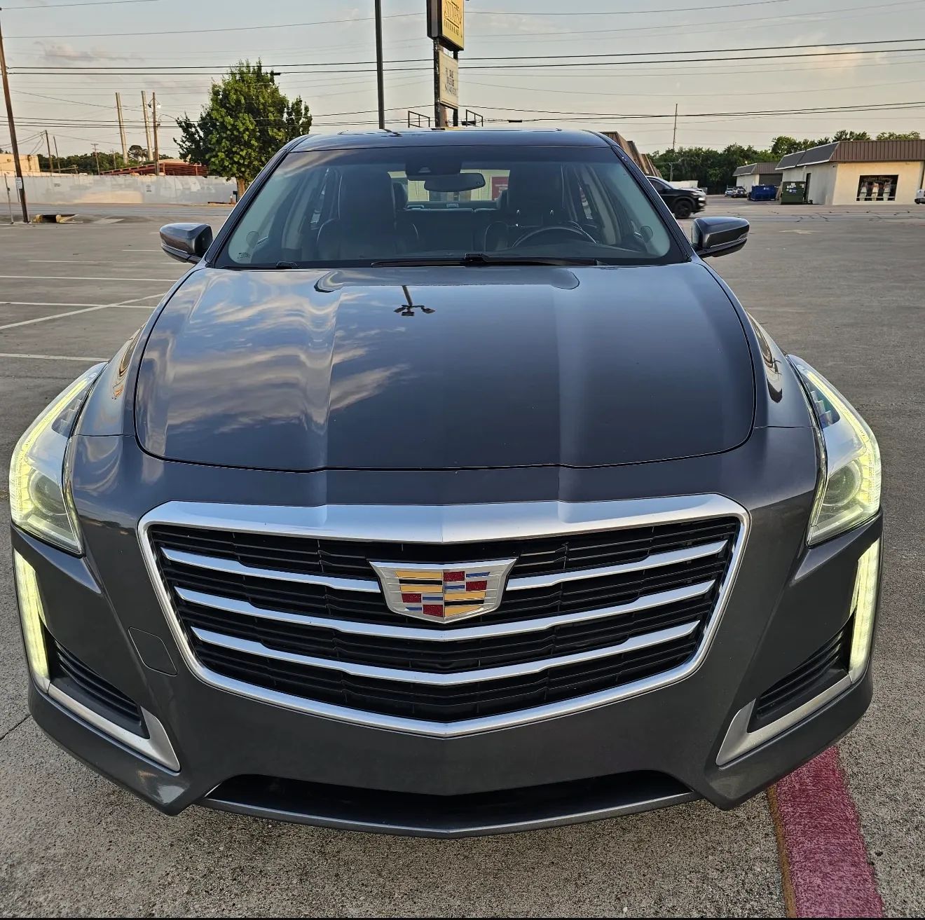 Gray 2016 Cadillac CTS 2.0T Luxury AWD Sedan All-Wheel Drive Automatic