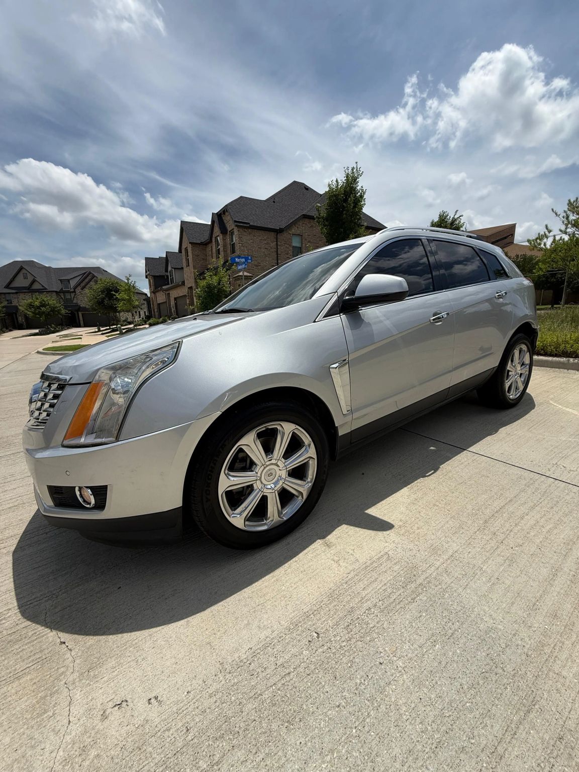 Silver 2015 Cadillac SRX SUV / Crossover Front-Wheel Drive Automatic