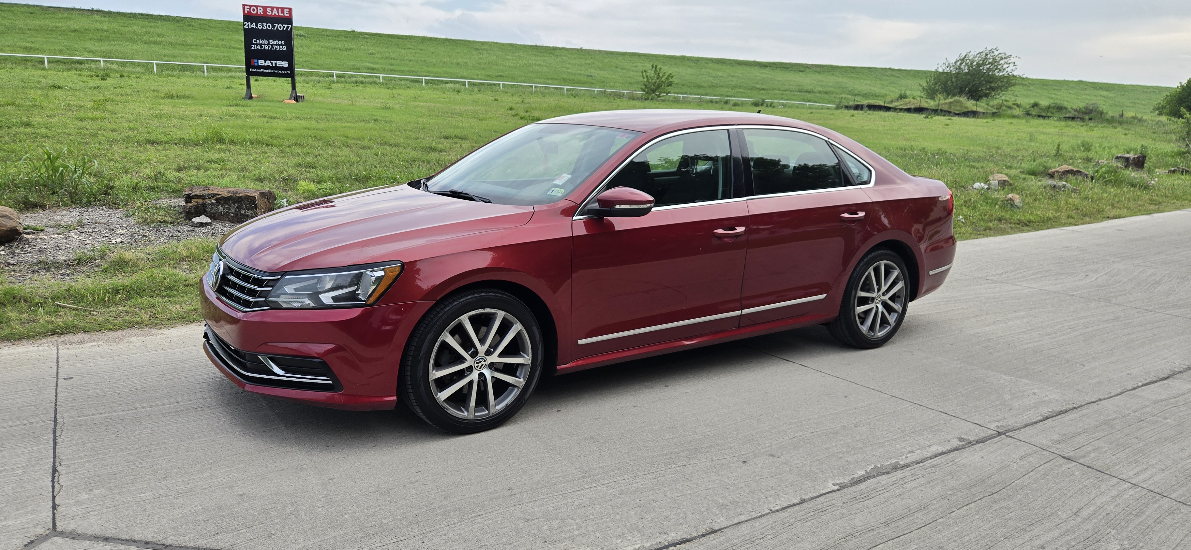 Red 2016 Volkswagen Passat 1.8T S Sedan Front-Wheel Drive Automatic