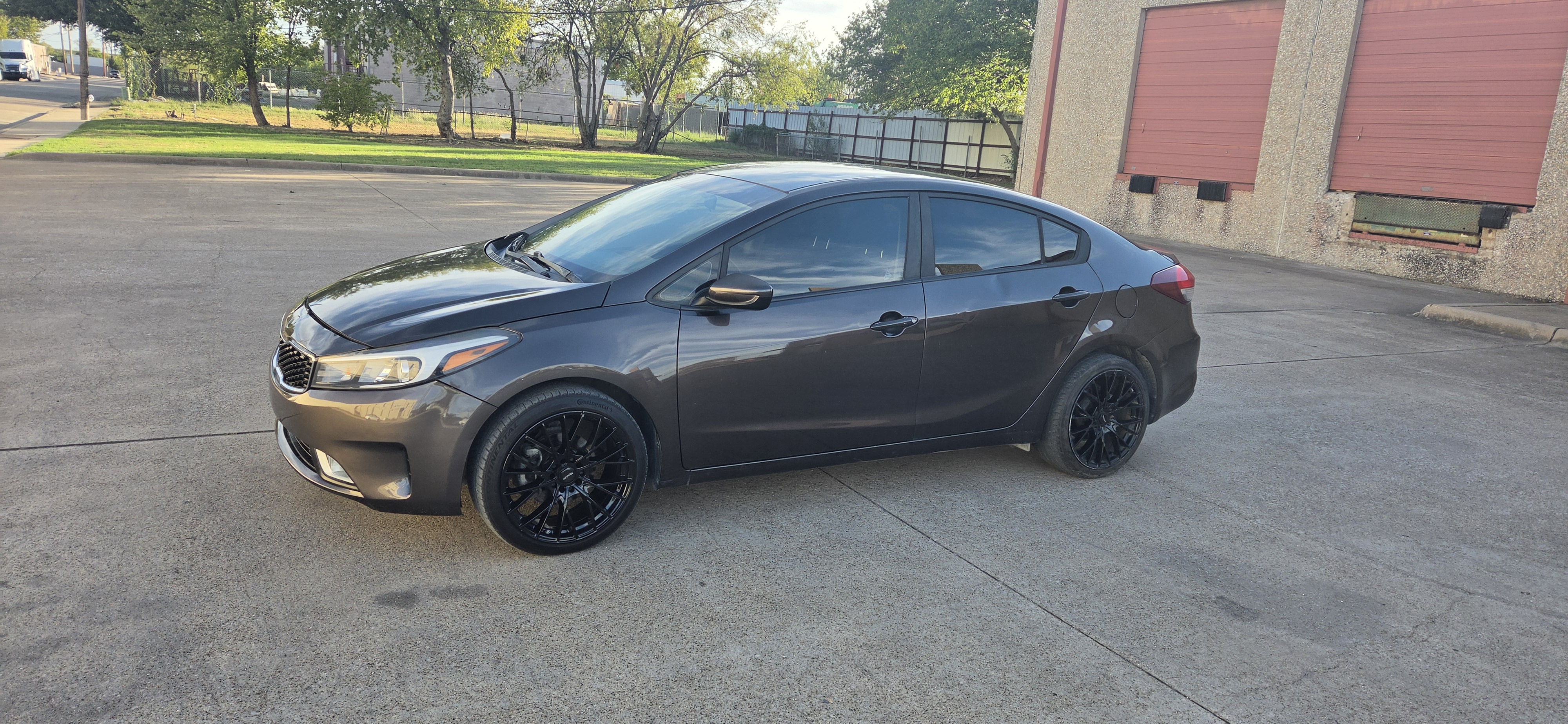 Brown 2018 Kia Forte Sedan Front-Wheel Drive Automatic