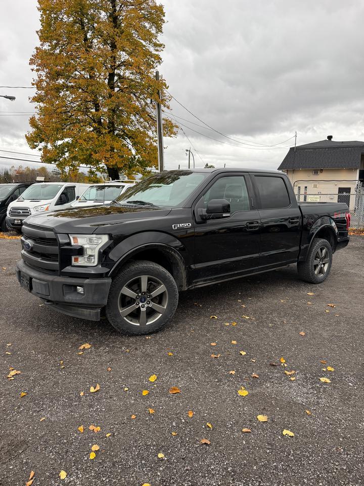 Black 2017 Ford F-150 Pickup Truck Four-Wheel Drive Automatic