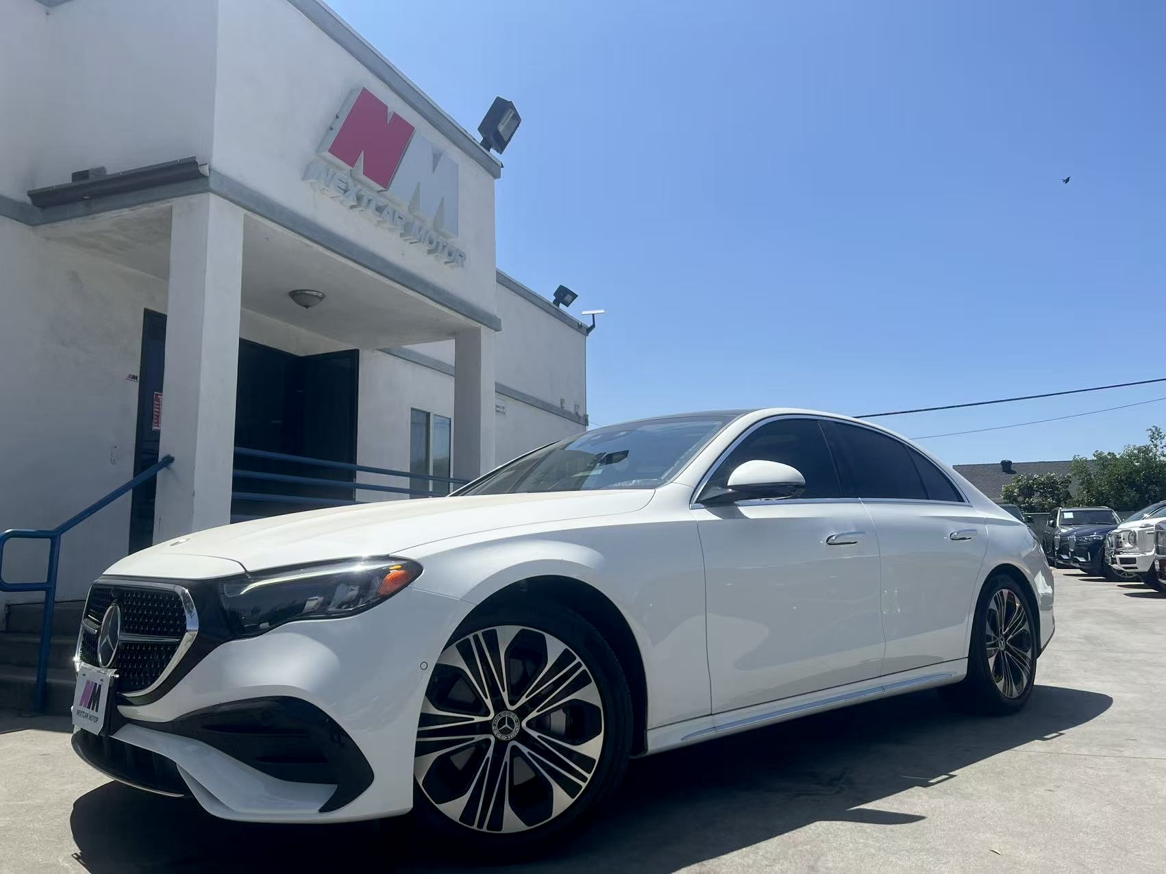 White 2025 Mercedes-Benz E-Class Sedan Rear-Wheel Drive Automatic