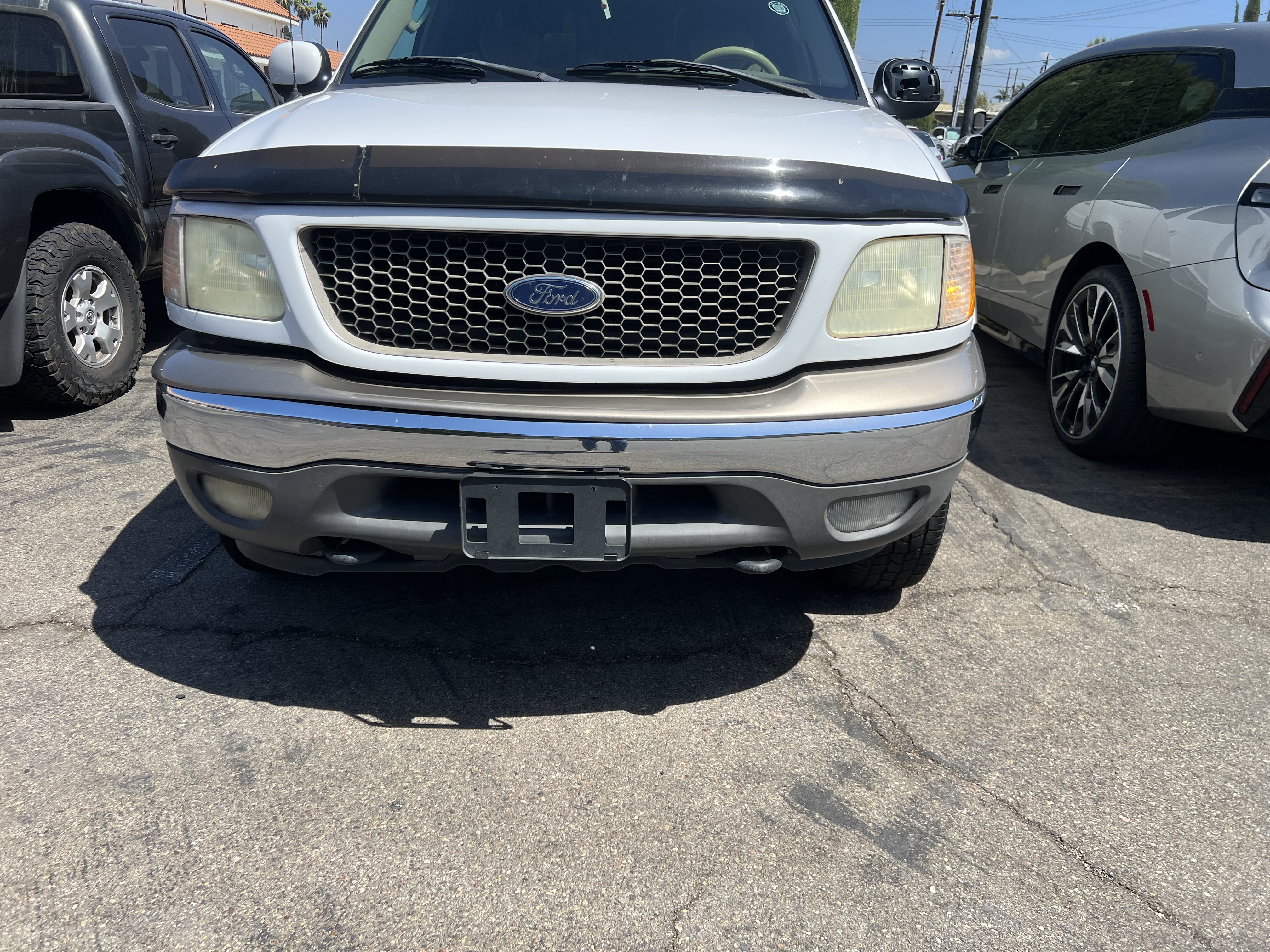 White 2002 Ford F-150 Pickup Truck Four-Wheel Drive Automatic