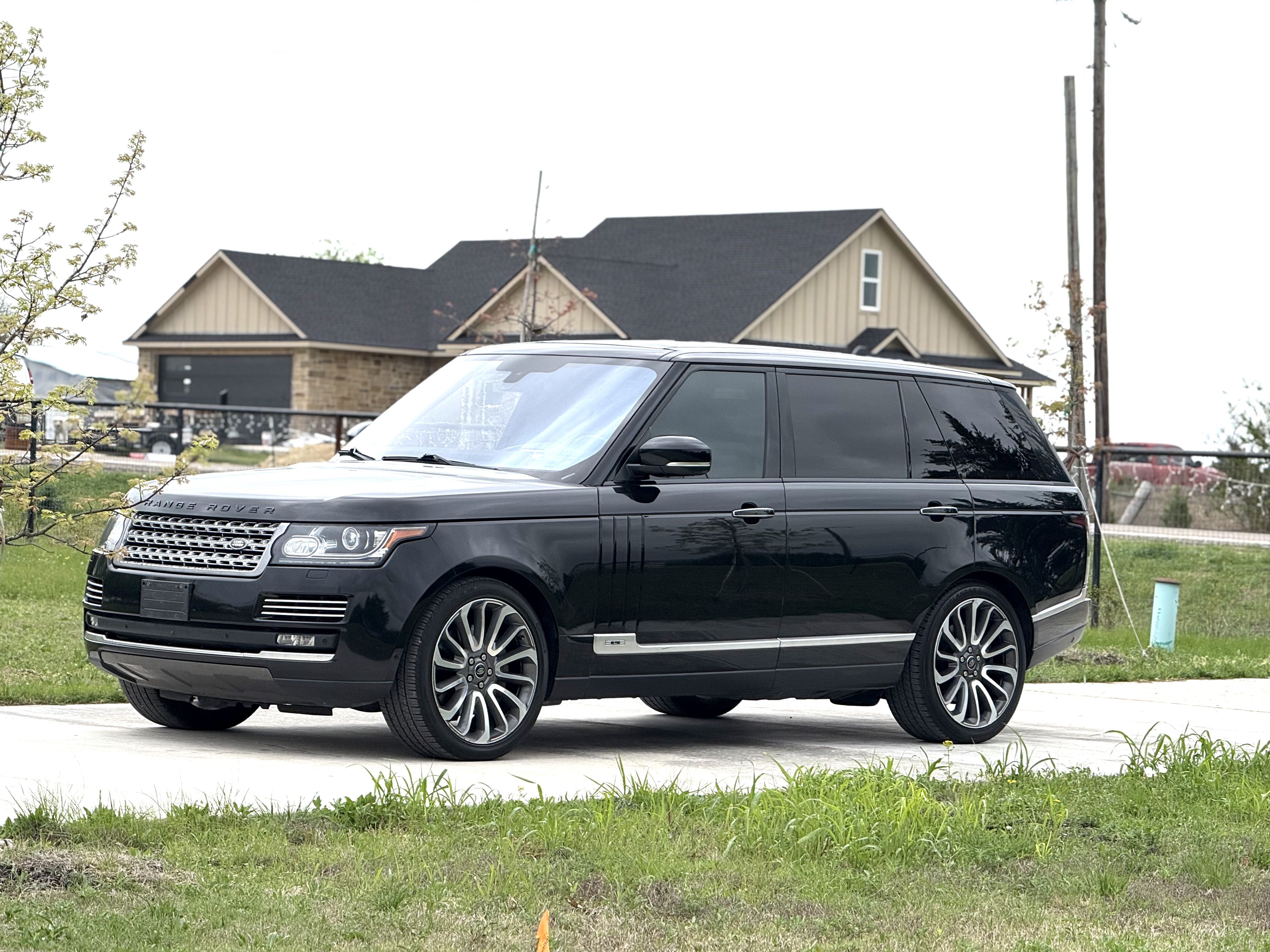 Black 2016 Land Rover Range Rover V8 Autobiography LWB 4WD SUV / Crossover All-Wheel Drive Automatic