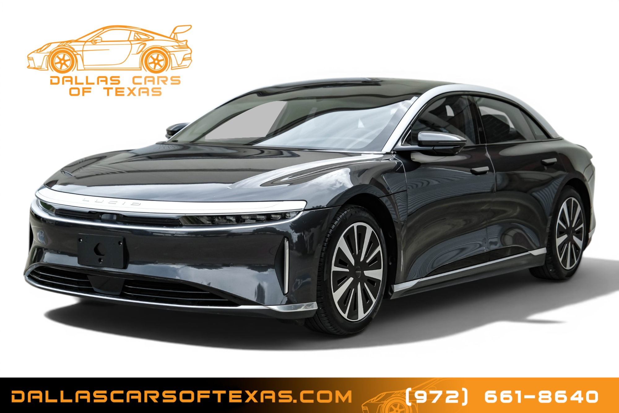 Black 2023 Lucid Air Sedan All-Wheel Drive Automatic
