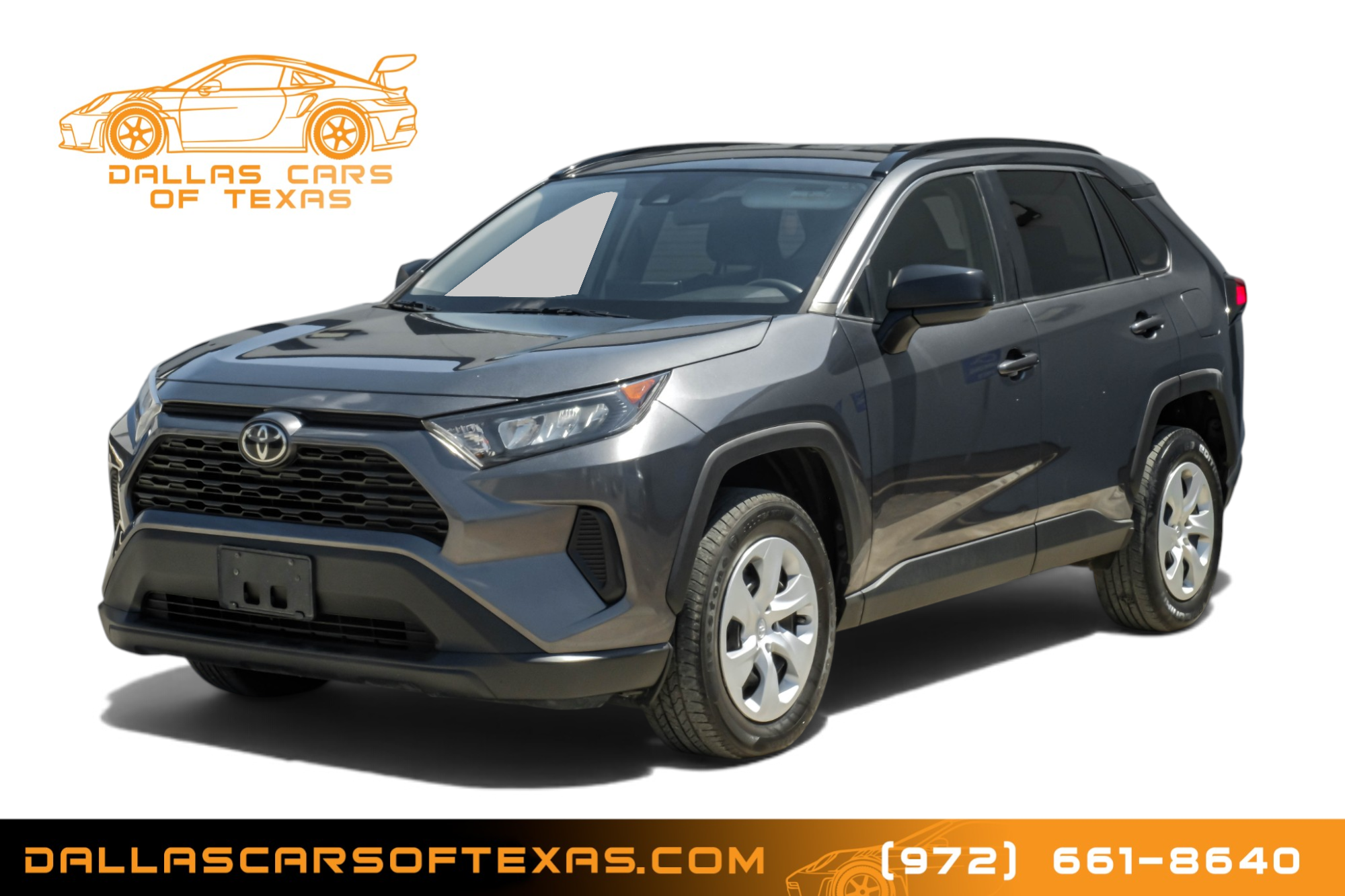 Gray 2021 Toyota RAV4 SUV / Crossover Front-Wheel Drive Automatic