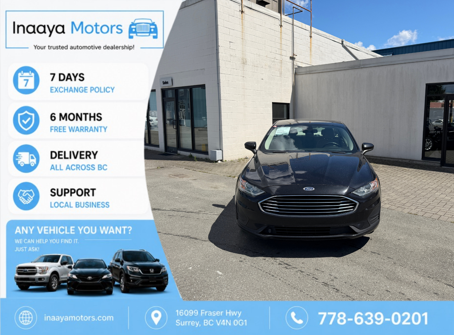 2020 Ford Fusion SE FWD