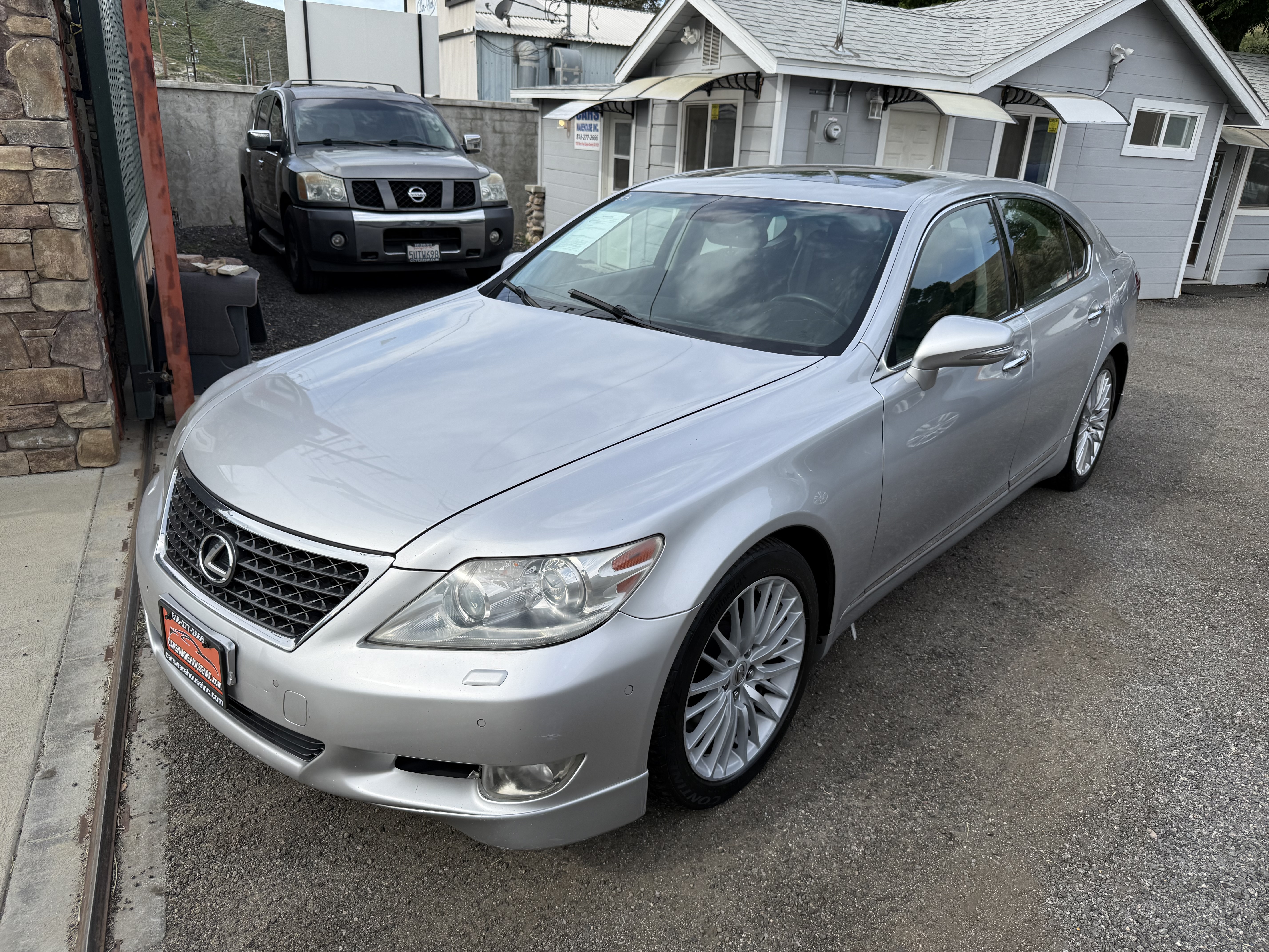 Silver 2010 Lexus LS 460 RWD Sedan Rear-Wheel Drive Automatic