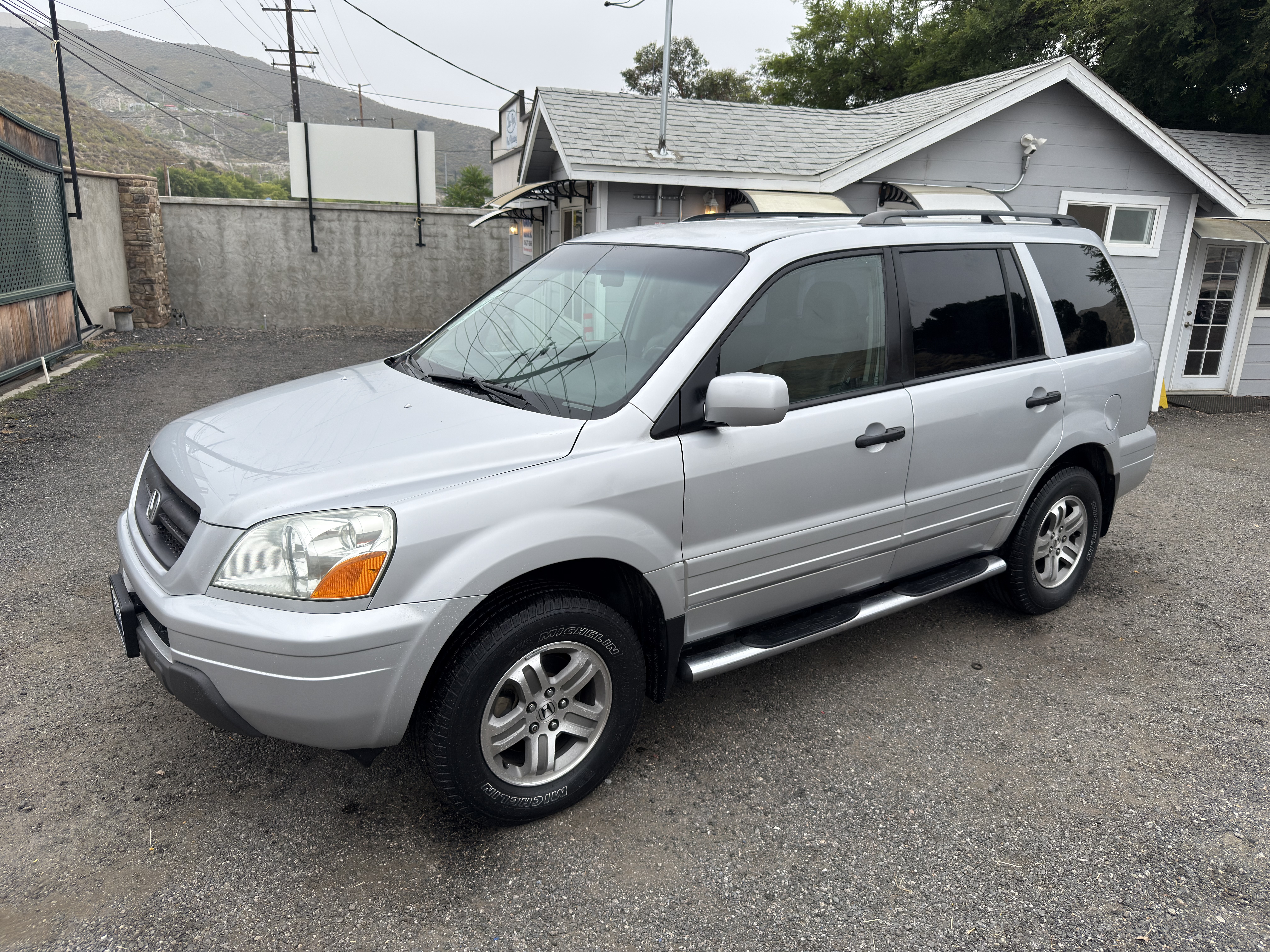 White 2003 Honda Pilot EX-L AWD SUV / Crossover Four-Wheel Drive Automatic