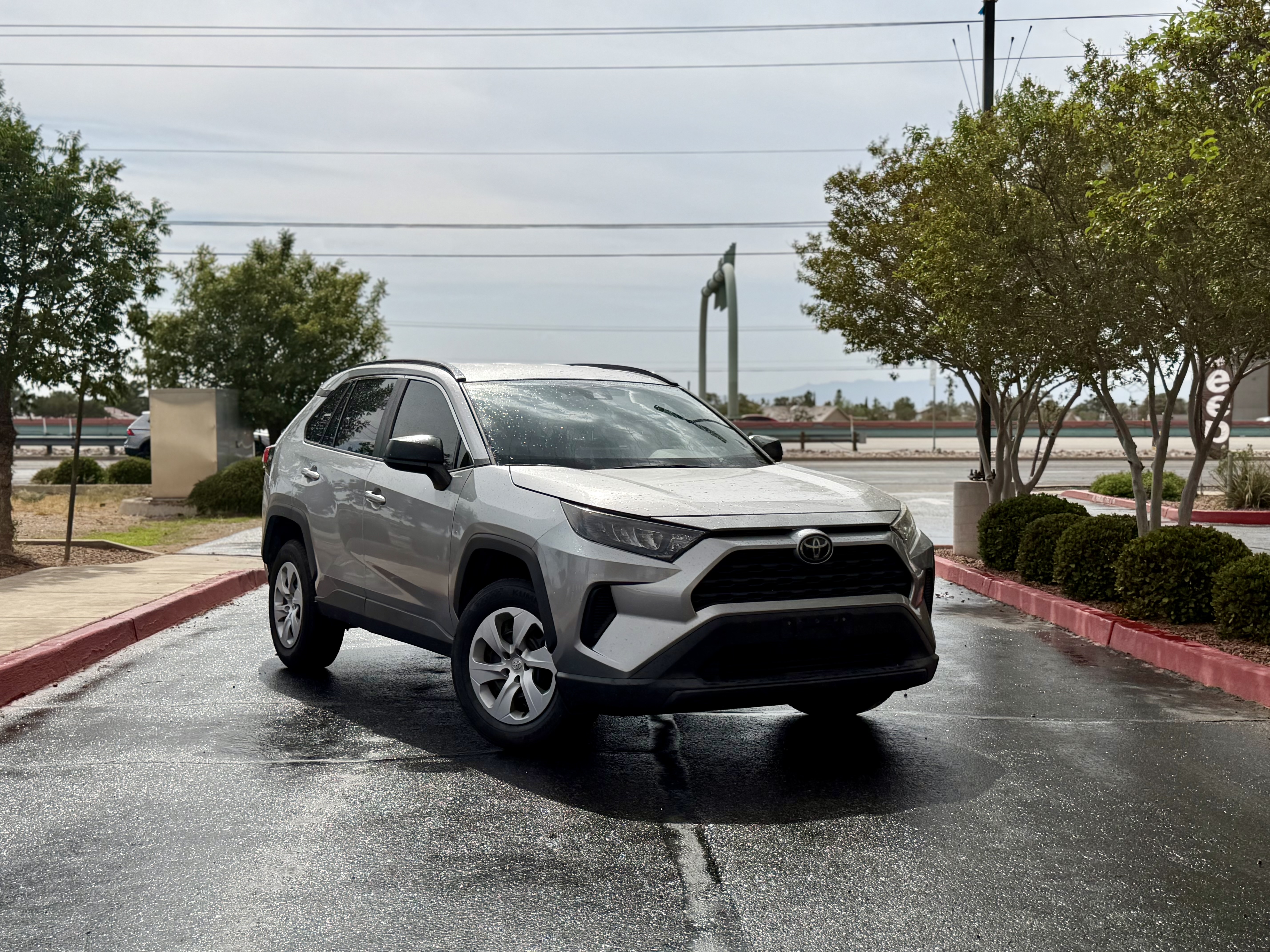 Silver 2019 Toyota RAV4 SUV / Crossover Front-Wheel Drive Automatic