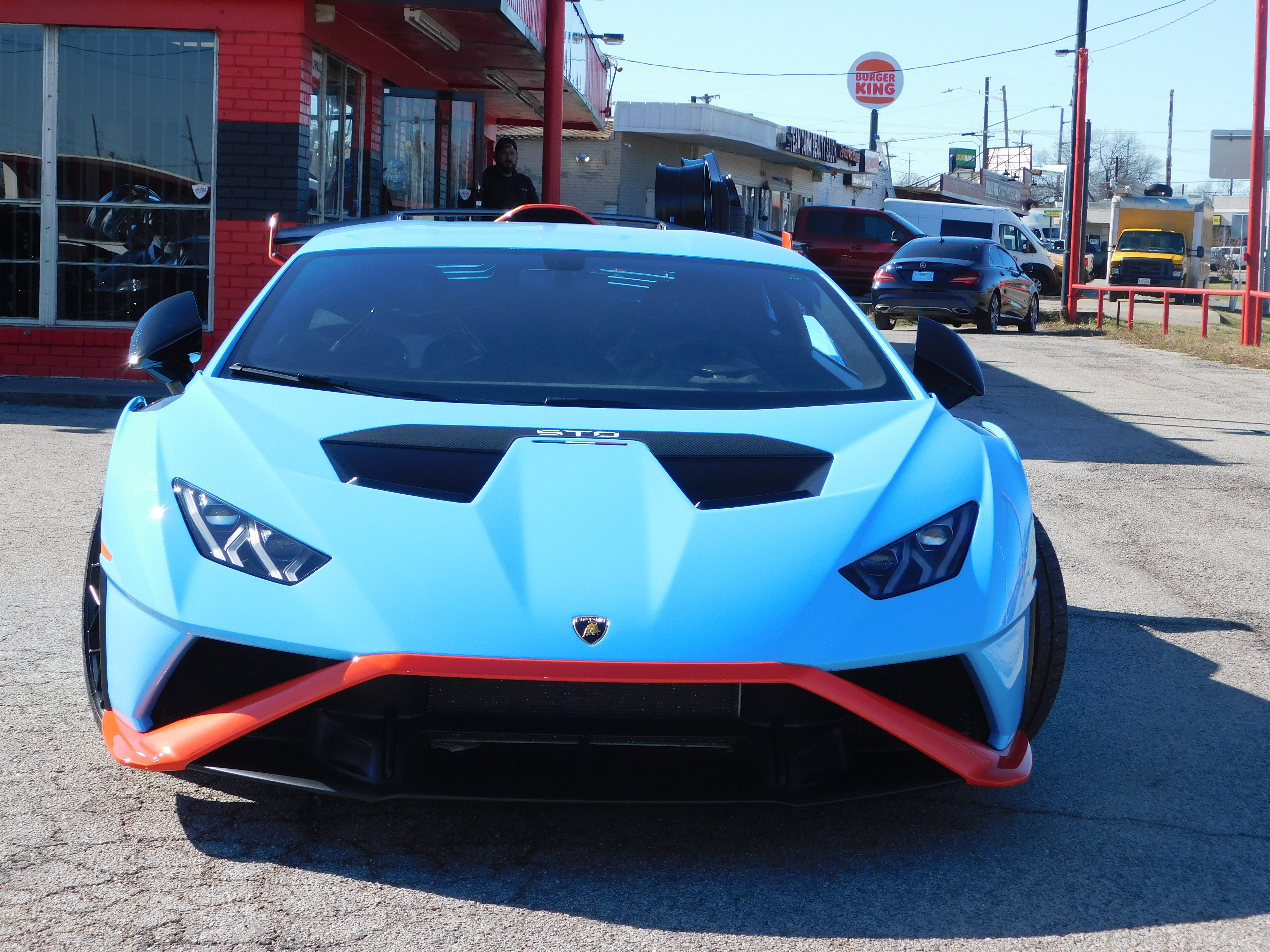 2024 Lamborghini Huracan STO Coupe - Blue exterior view 5