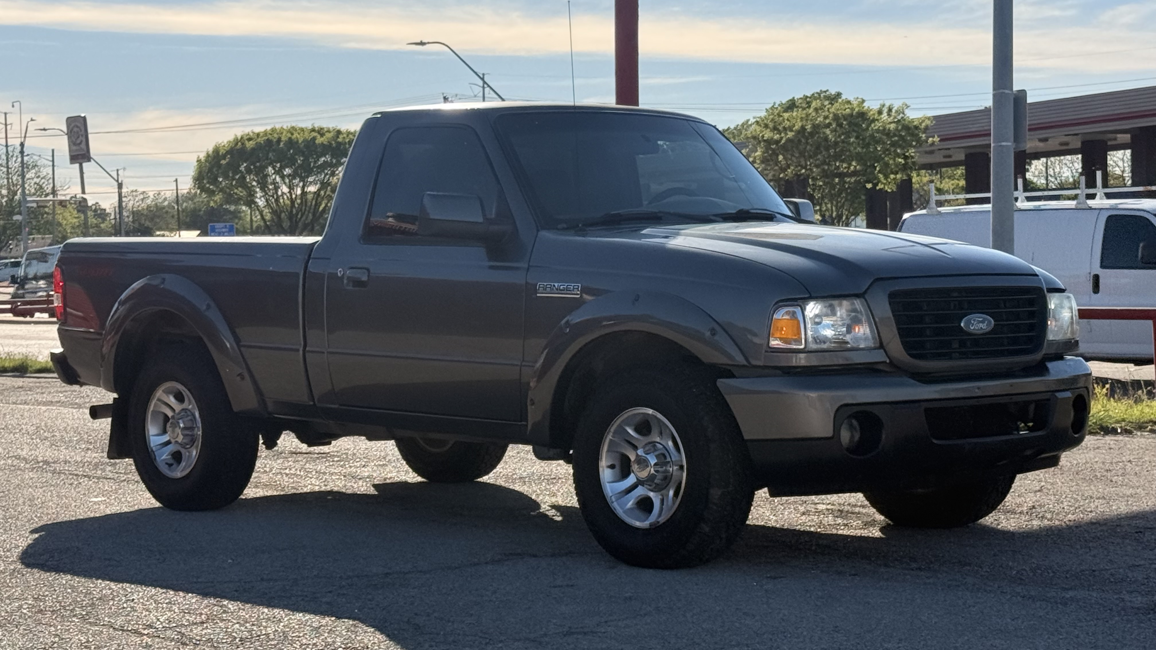 Gray 2008 Ford Ranger Sport Pickup Truck 4X2 Manual