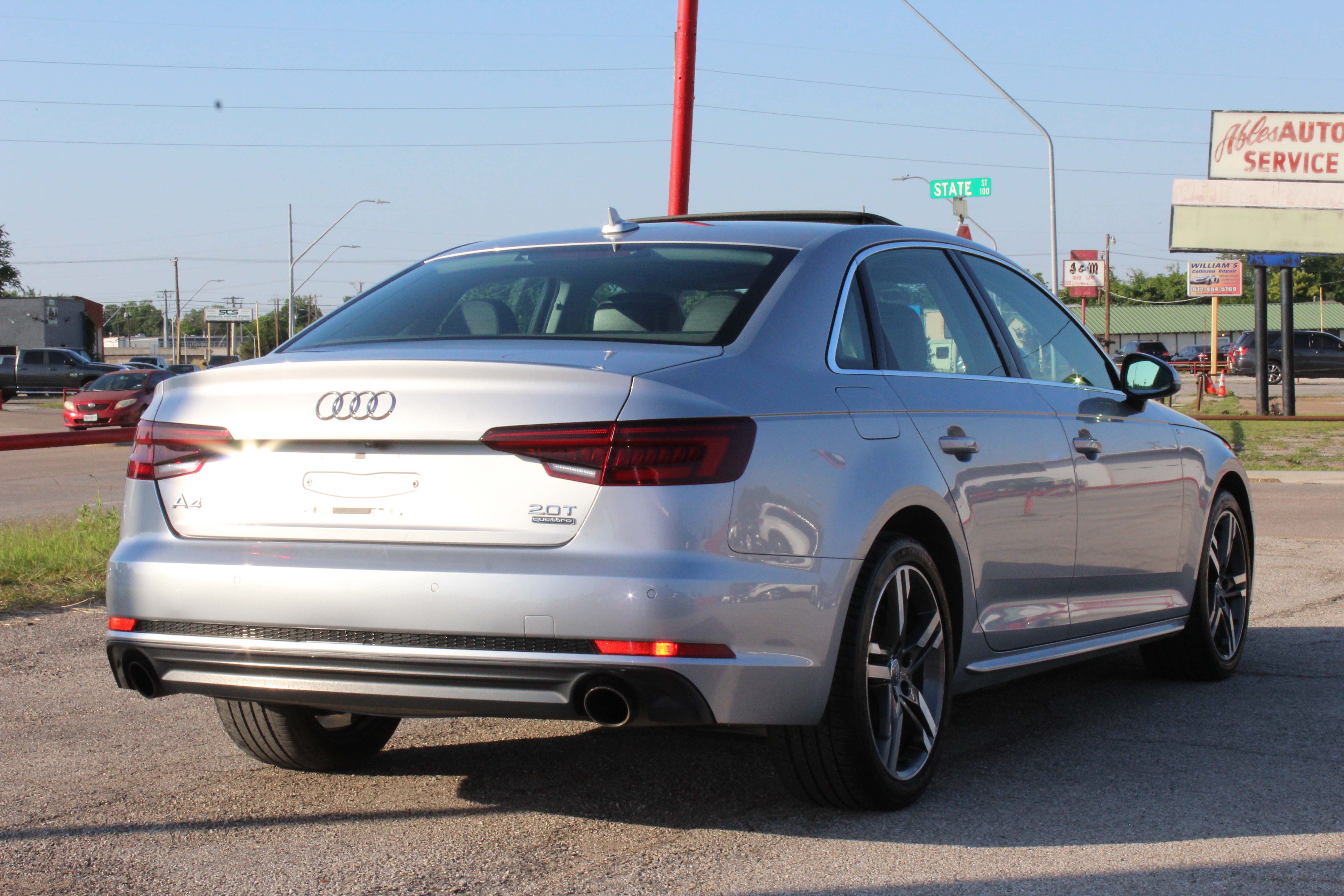 2018 Audi A4 2.0 TFSI Premium Plus S Tronic quattro AWD - Silver exterior view 15