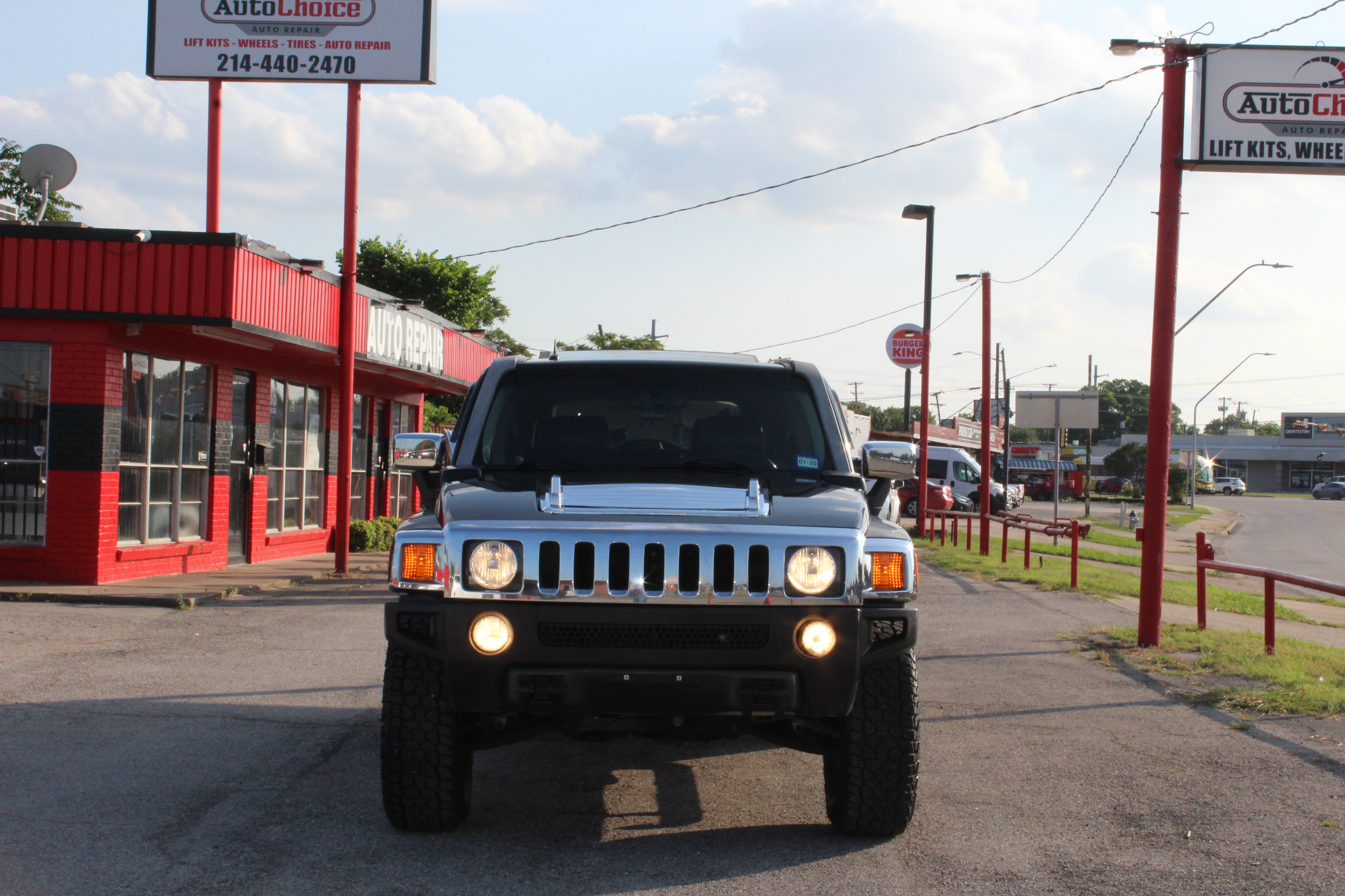 2006 Hummer H3 SUV 4dr 4WD SUV - Black exterior view 5
