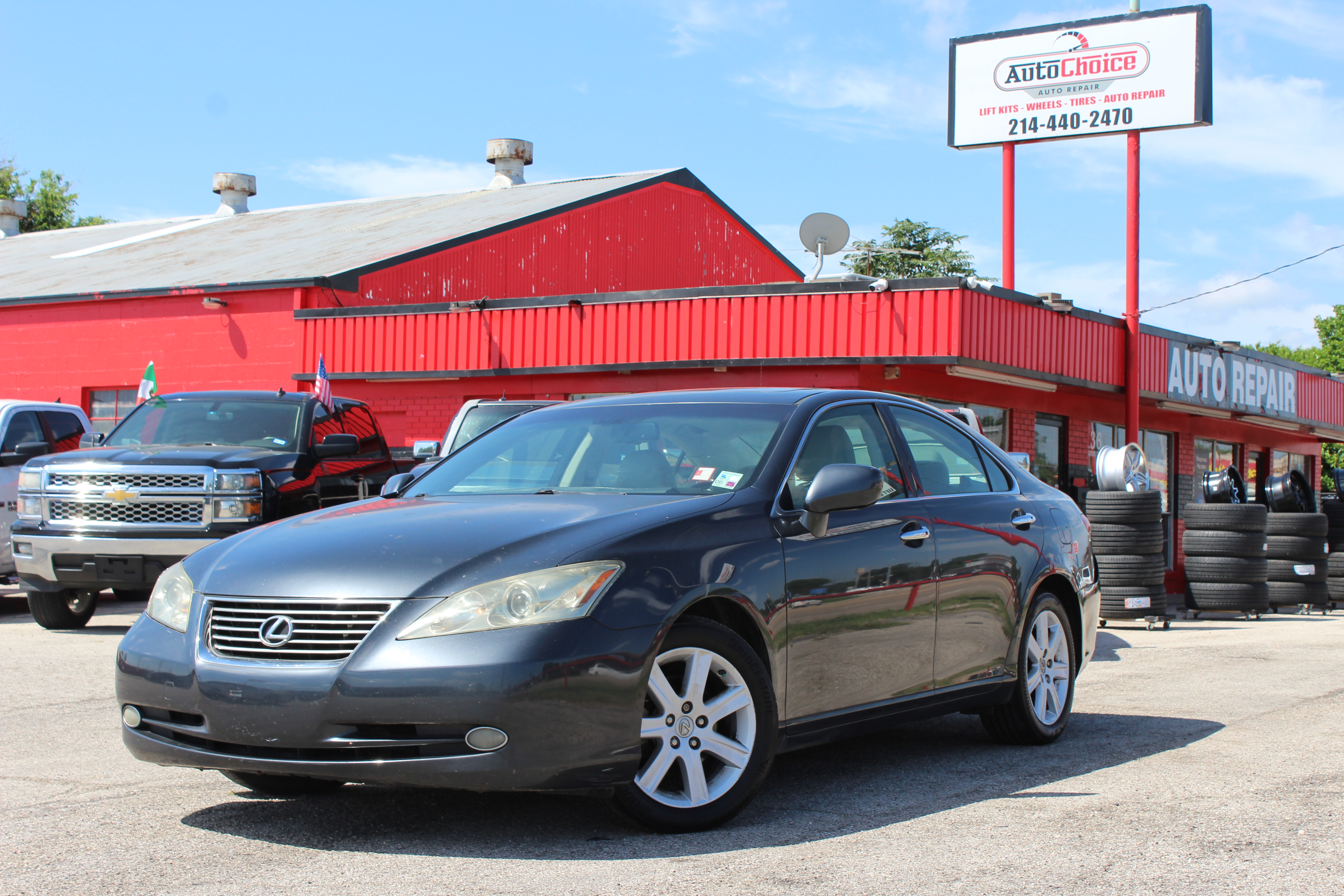 2007 Lexus ES 350 4dr Sdn - Gray exterior view 4