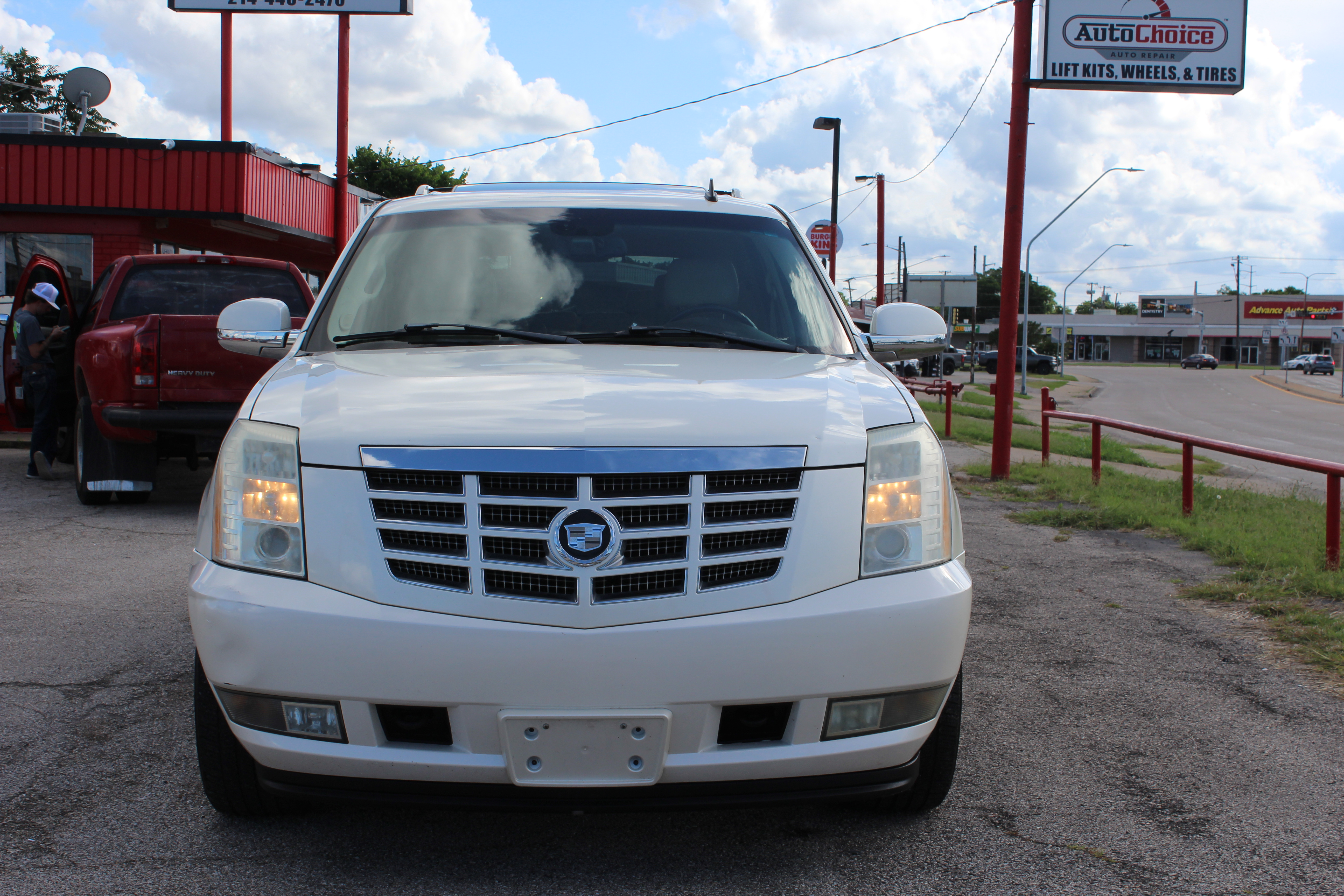 2007 Cadillac Escalade AWD 4dr - Cream exterior view 2