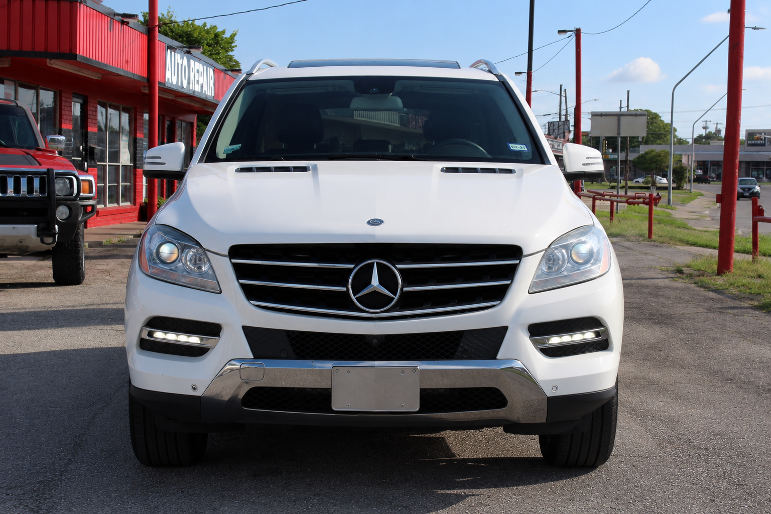 2015 Mercedes-Benz ML 350 RWD 4dr ML 350 - White exterior view 2