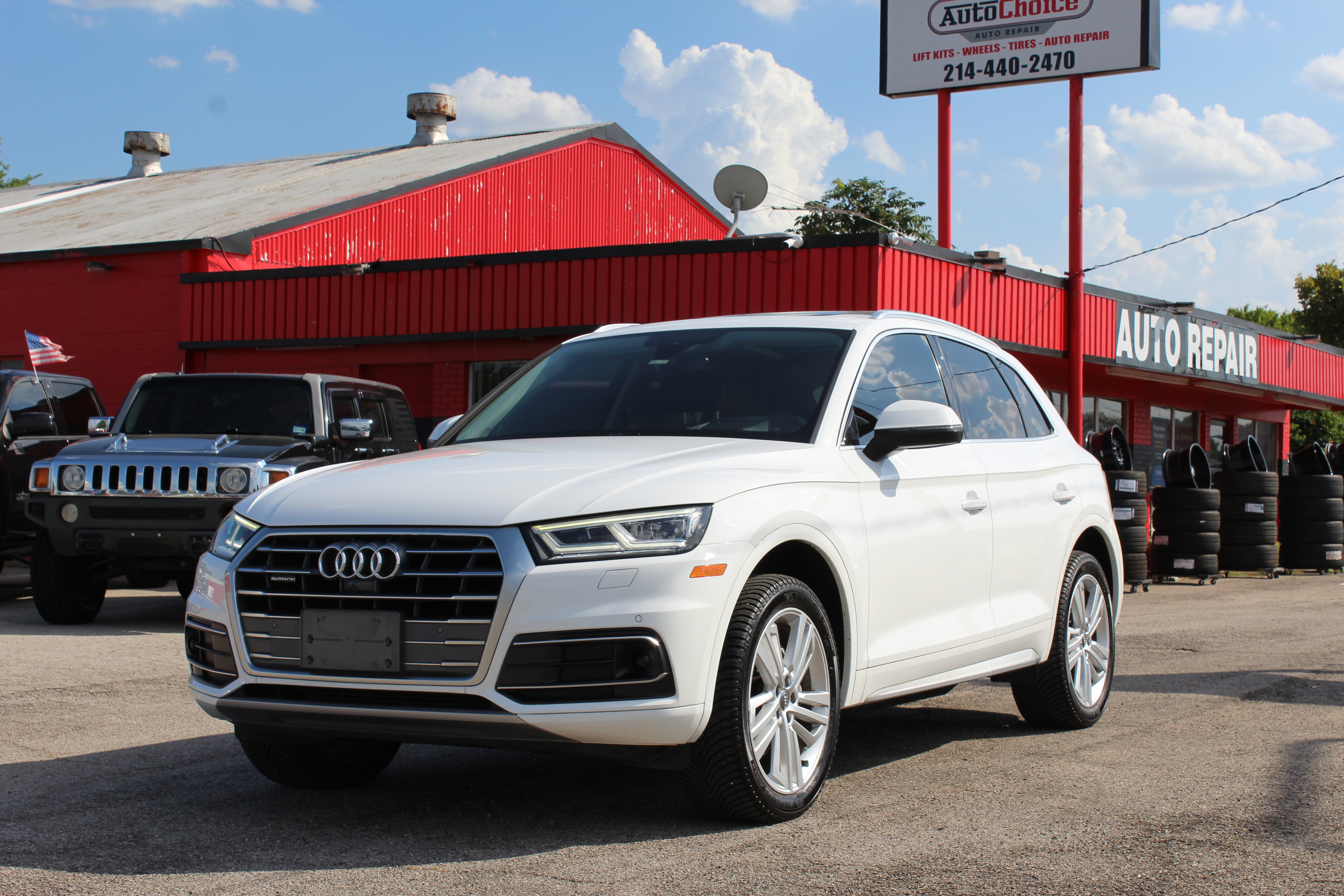 2018 Audi Q5 2.0 TFSI Prestige - White exterior view 5