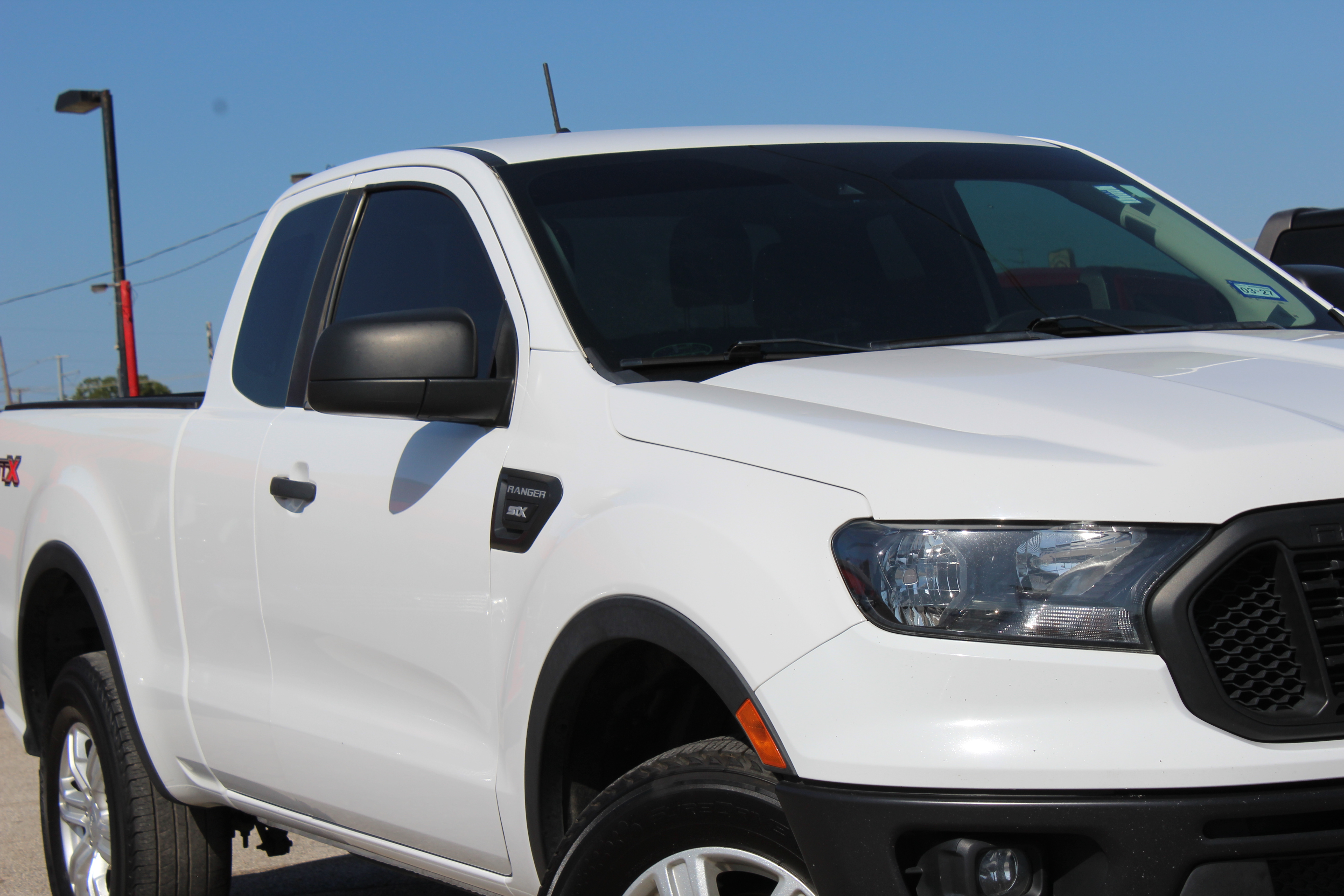 2021 Ford Ranger XL 2WD SuperCab 6 Box - White exterior view 3