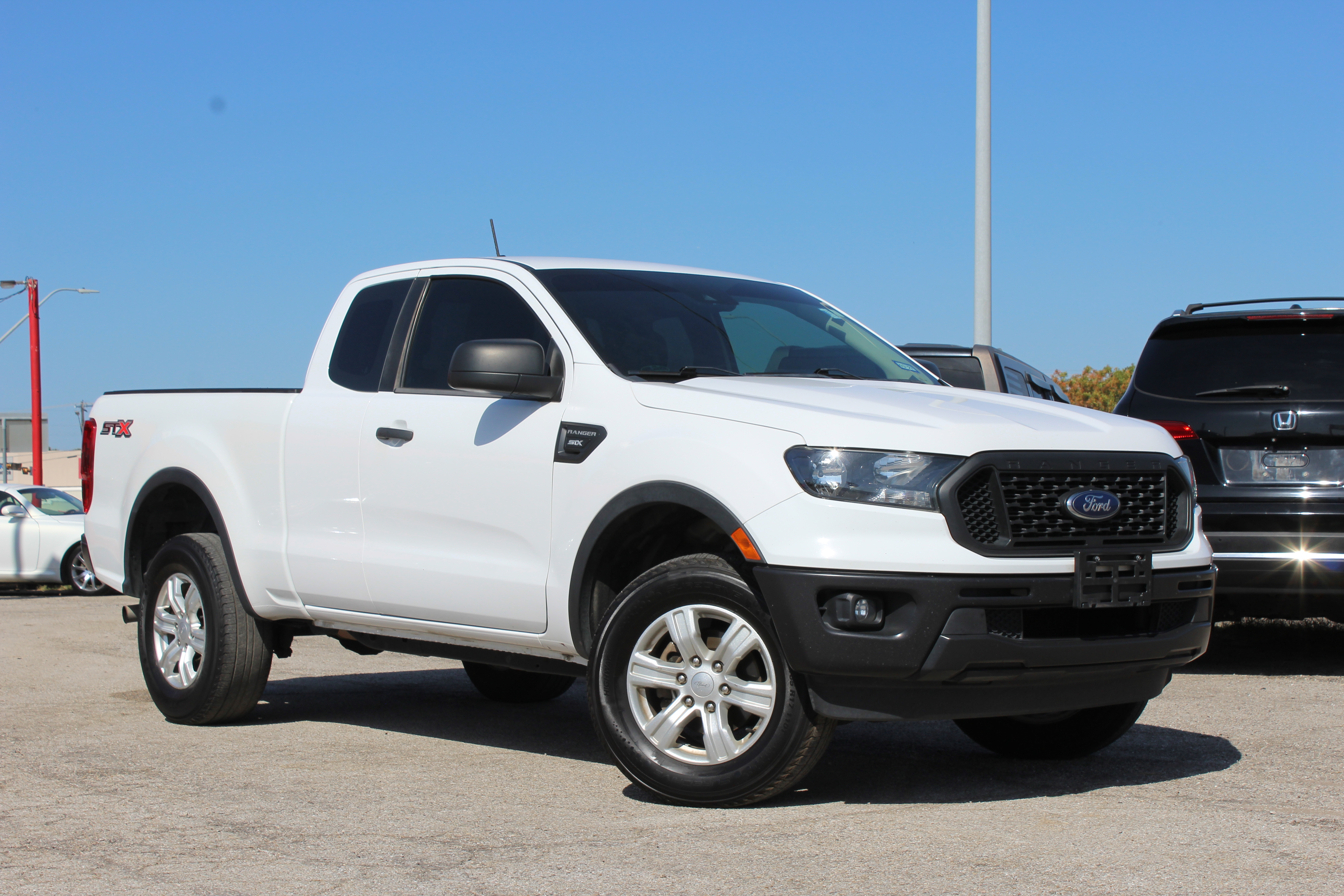2021 Ford Ranger XL 2WD SuperCab 6 Box - White exterior view 1