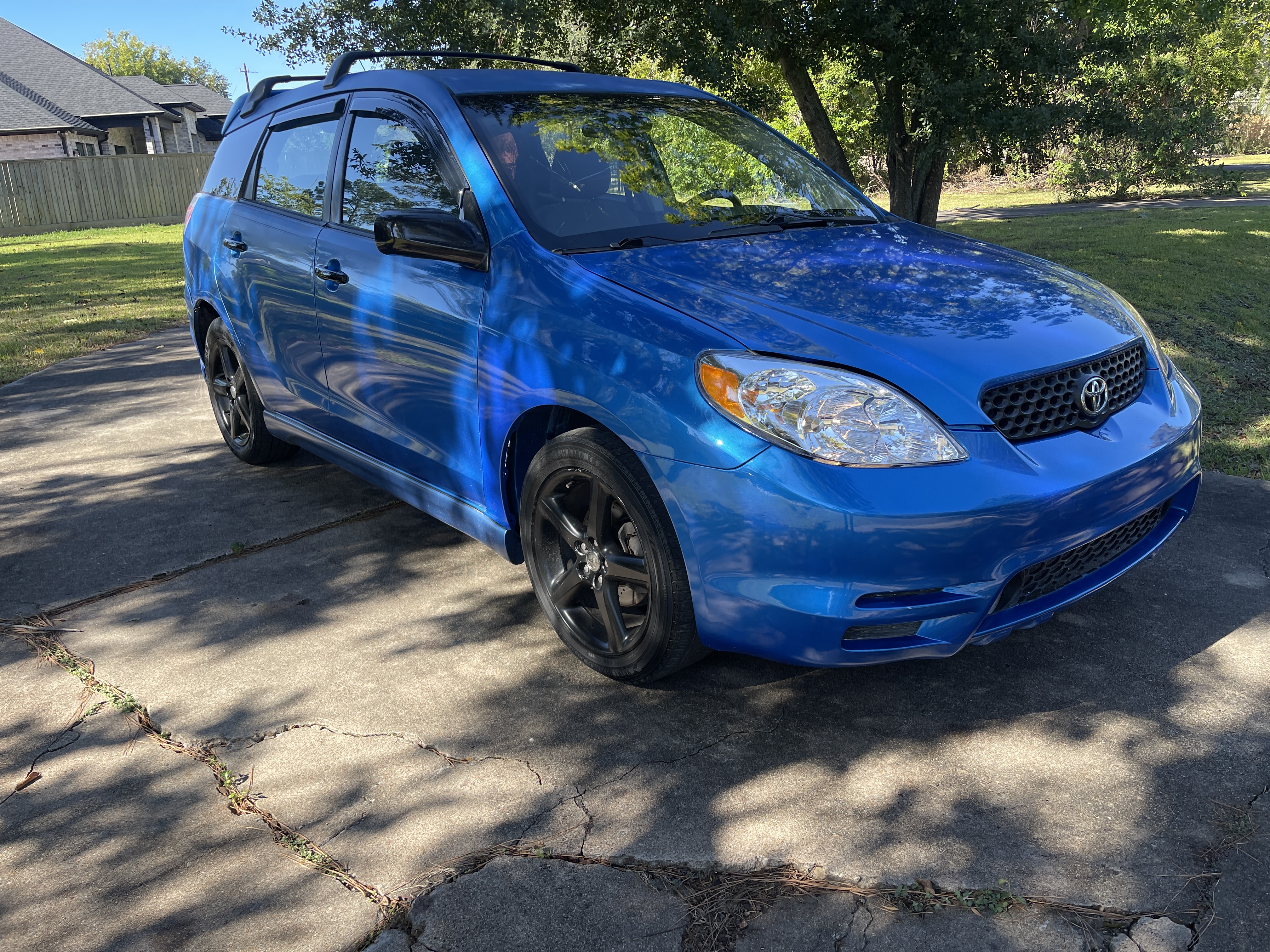Blue 2007 Toyota Matrix Hatchback Automatic